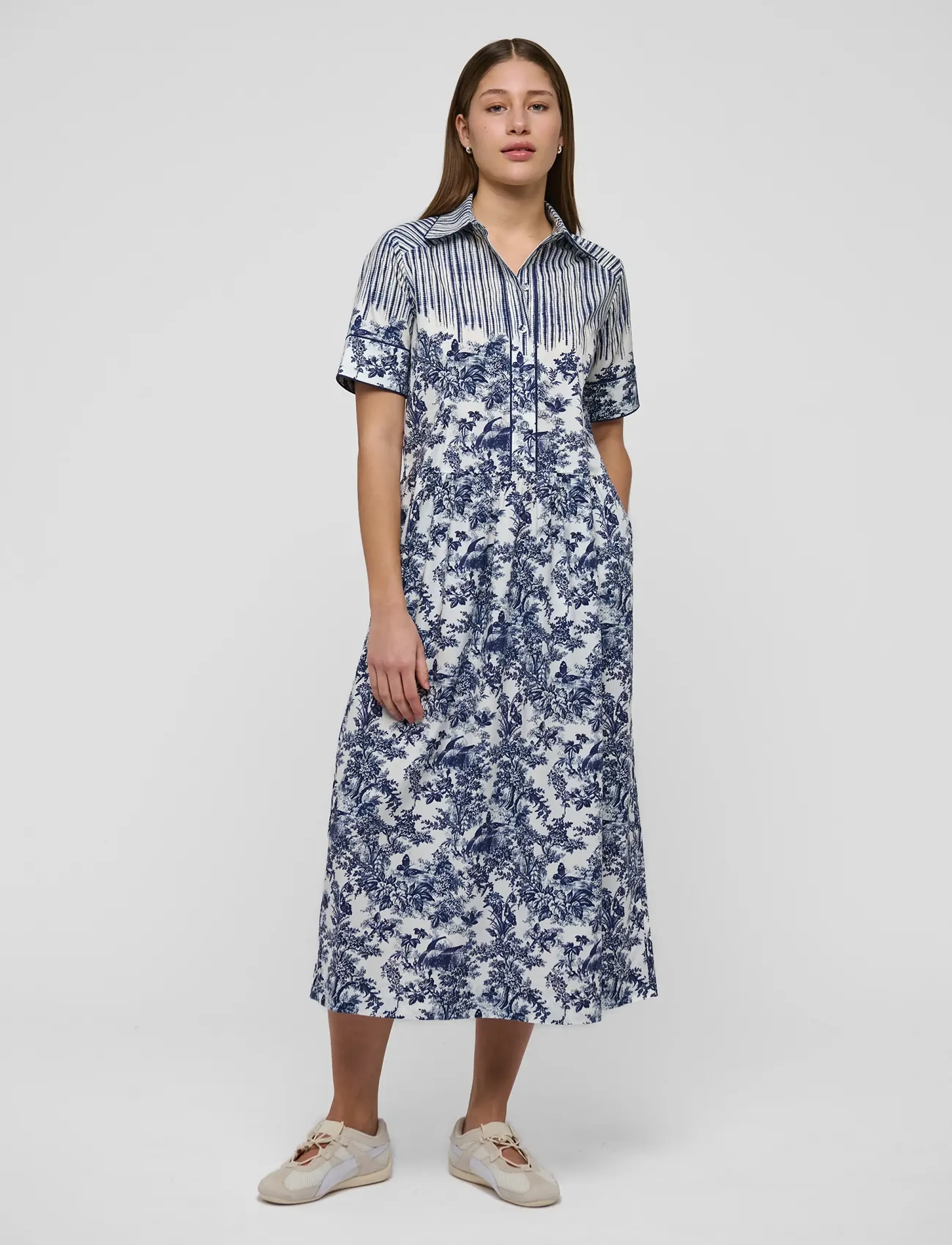 Dea Kudibal TAMMYDEA - Skjortklänningar - KEW GARDENS INK / navy