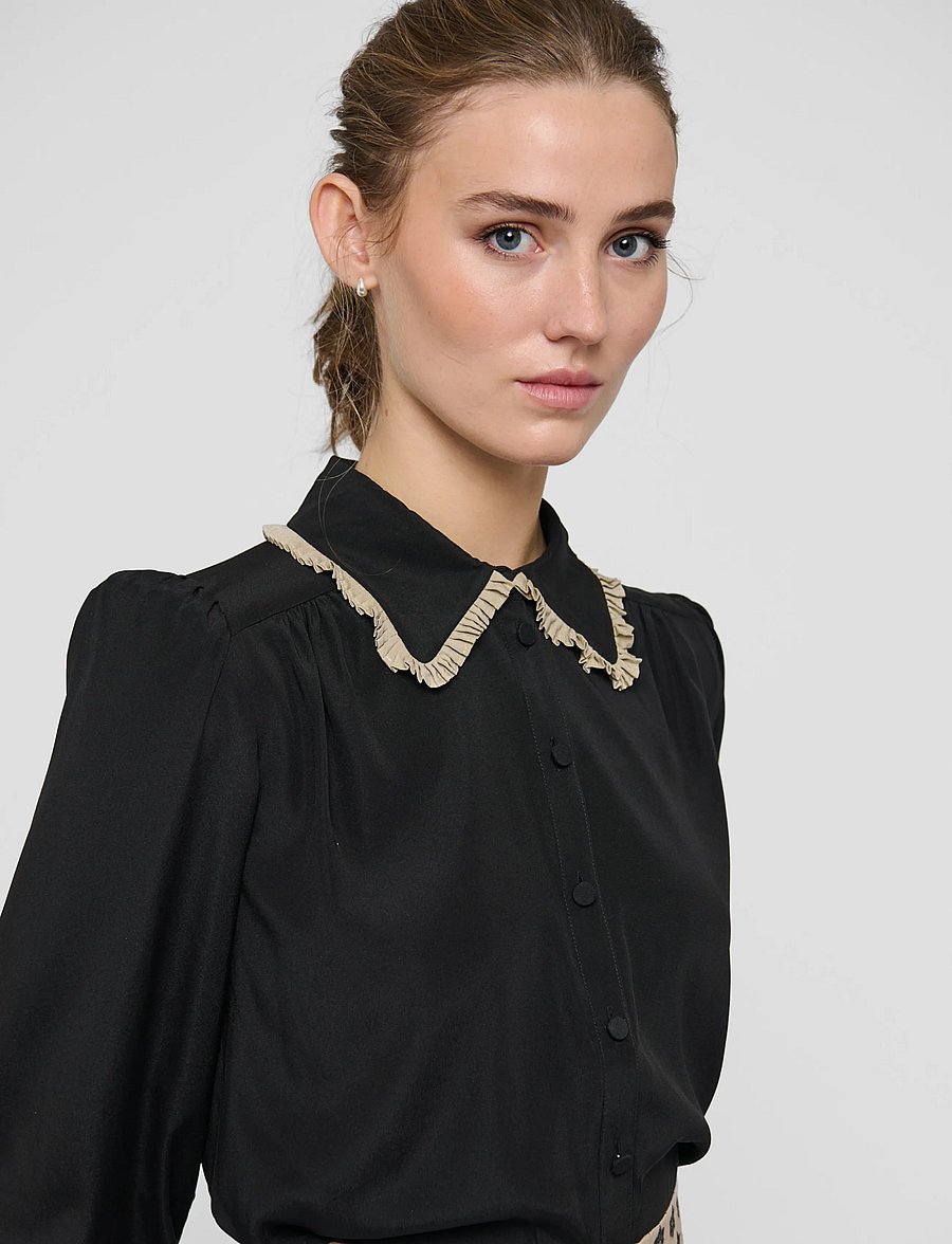 Dea Kudibal - UMADEA - långärmade blusar - black - 4