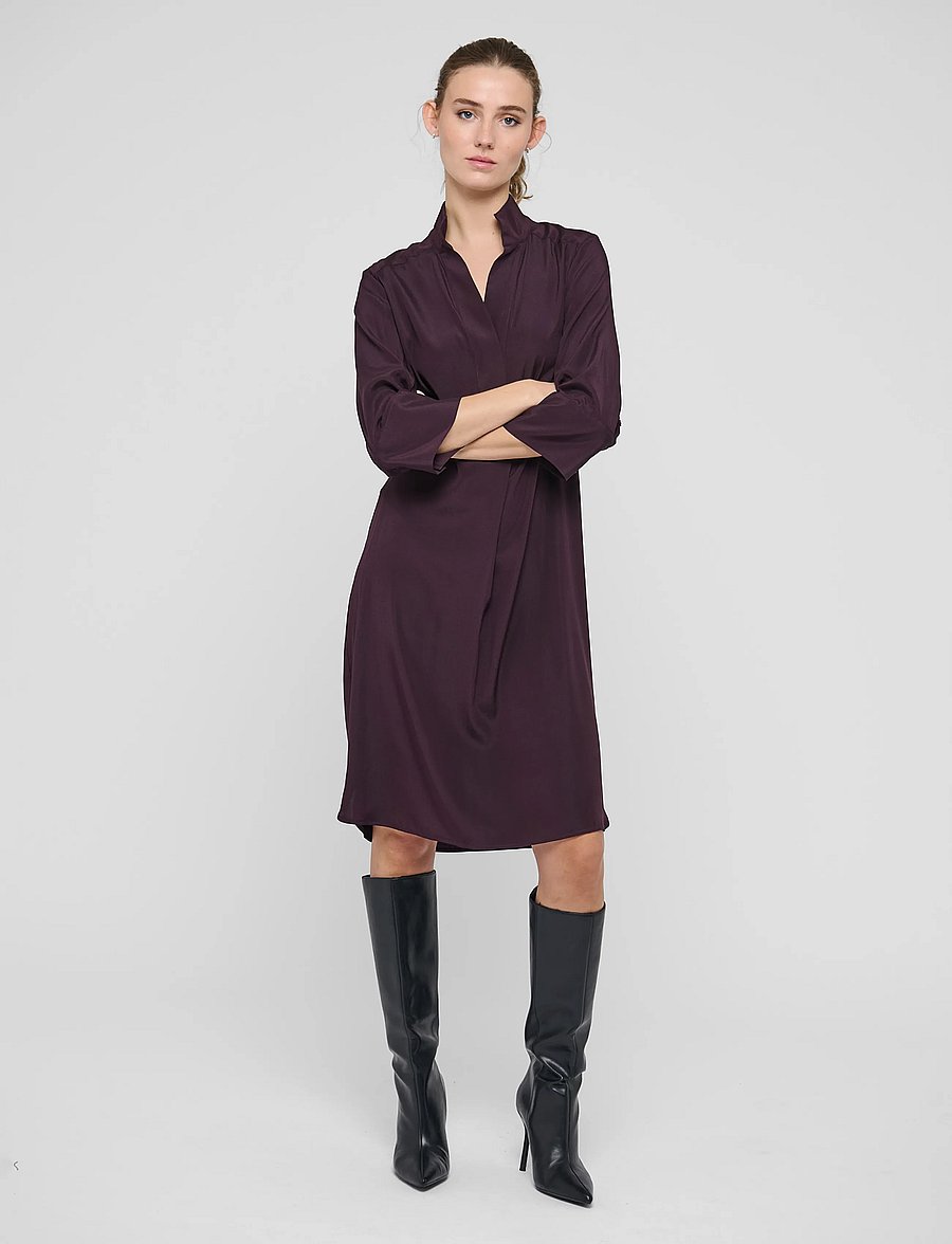 Dea Kudibal - KAMILLESDEA - midikleider - berry wine - 0