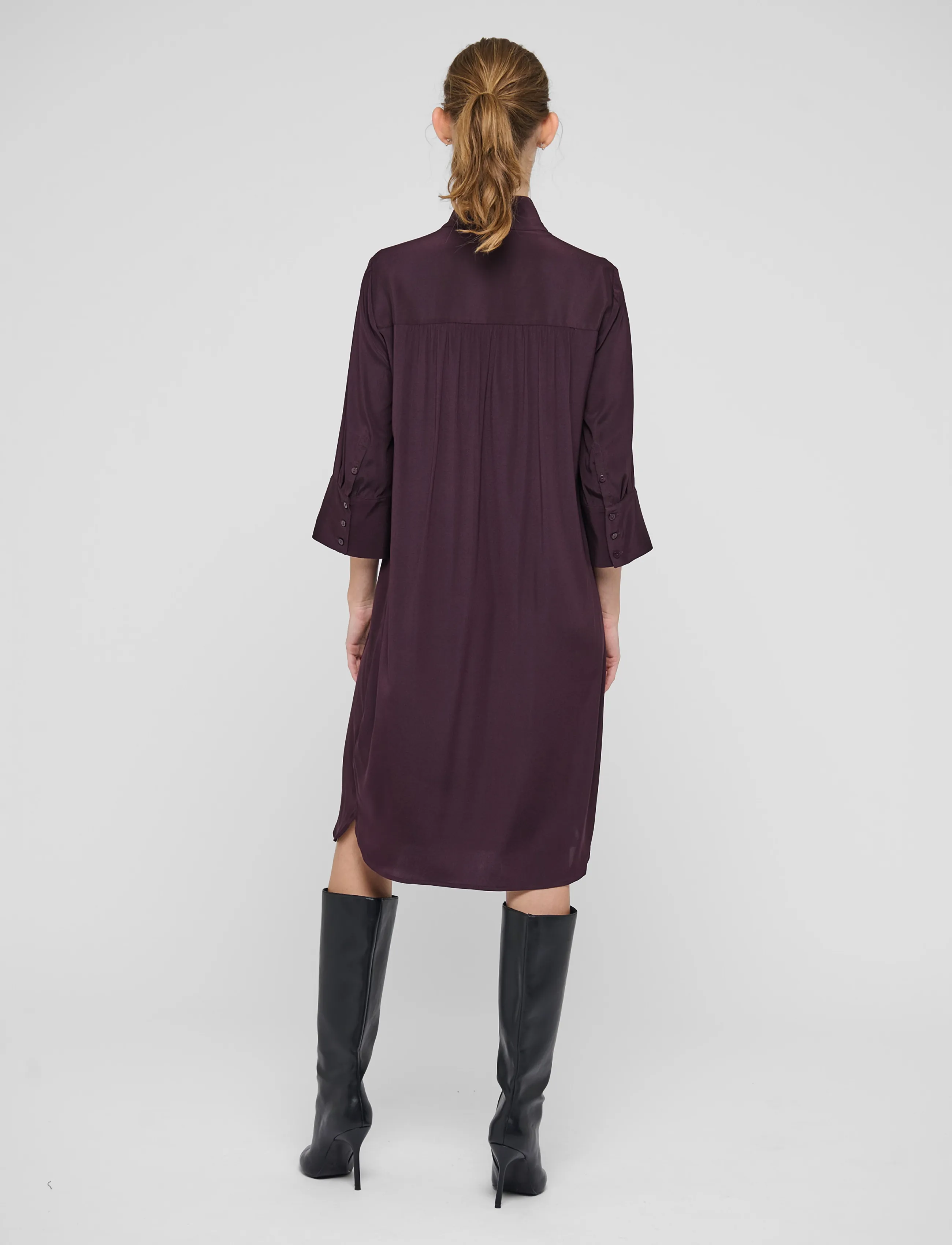Dea Kudibal - KAMILLESDEA - midikleider - berry wine - 4
