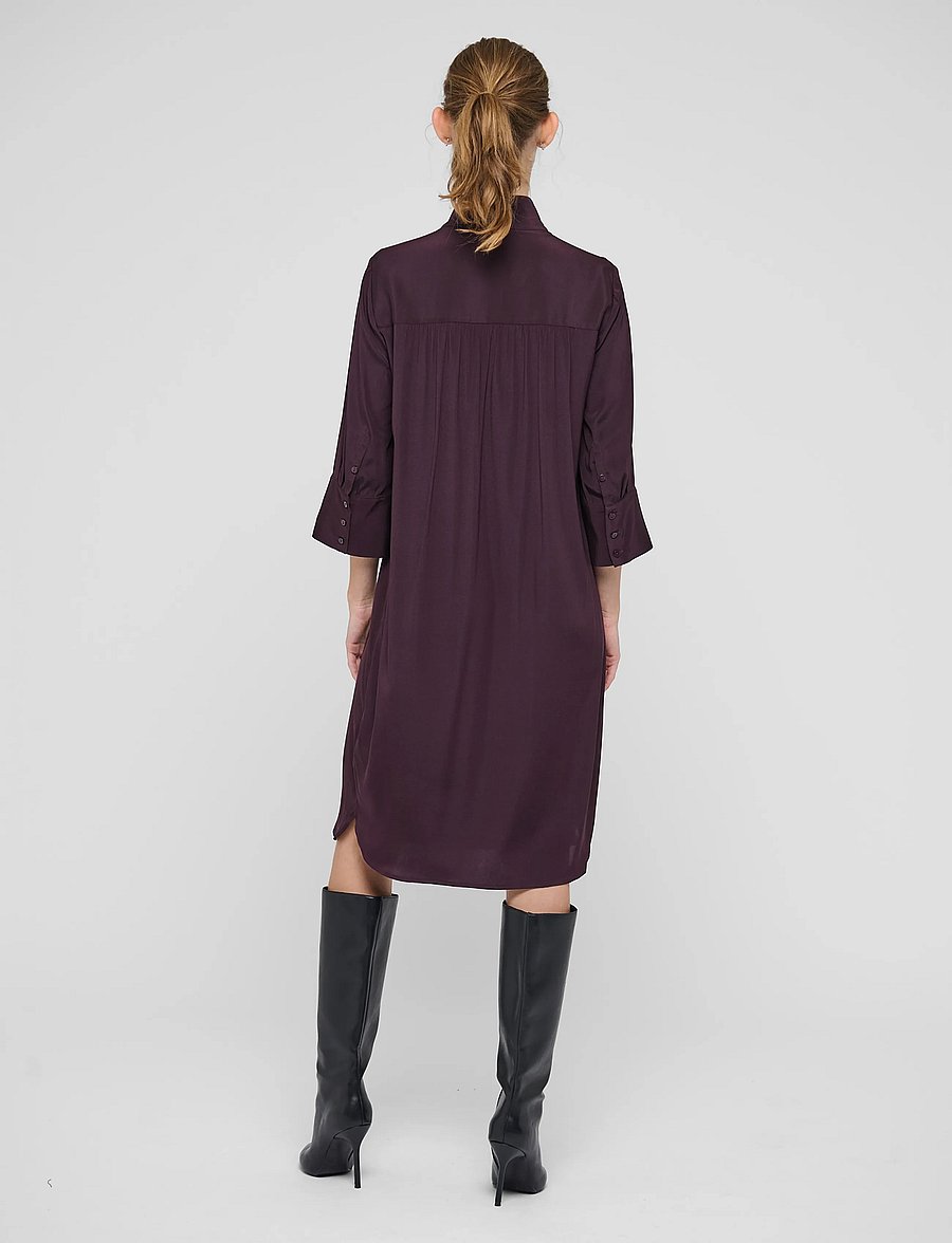 Dea Kudibal - KAMILLESDEA - midikleider - berry wine - 4