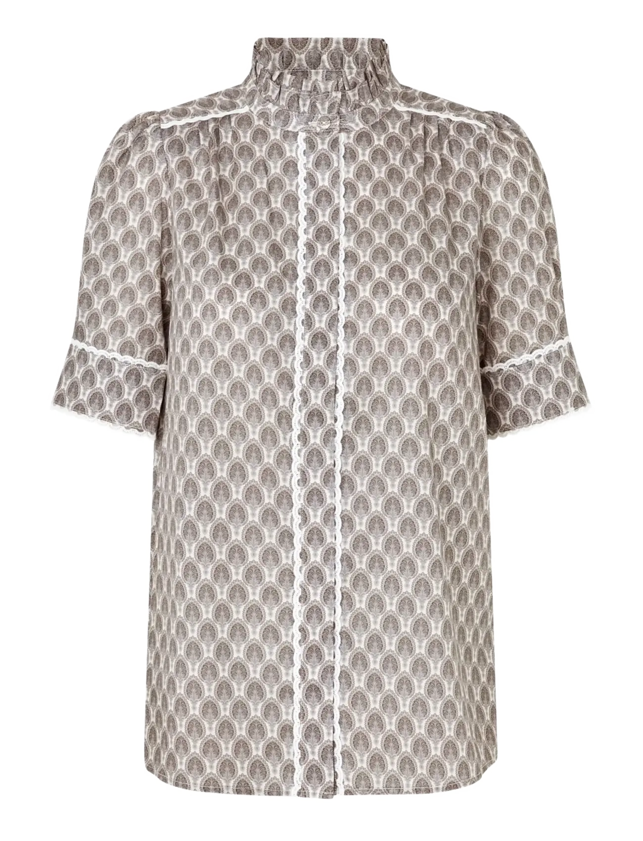 Dea Kudibal - ROBERTASDEA NS - short-sleeved blouses - herberia taupe - 1