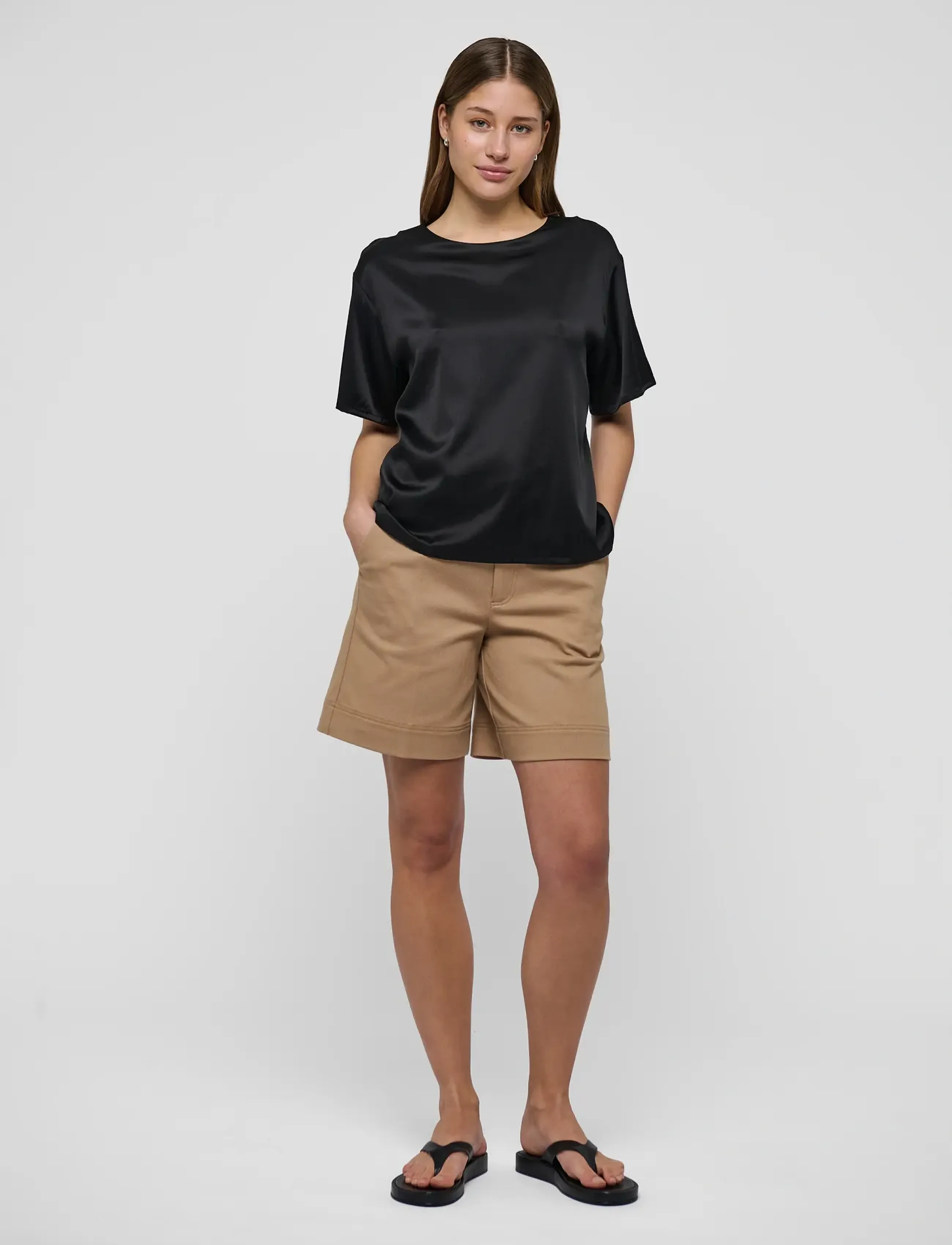 Dea Kudibal Solanadea, XL, Black, Bluser > Kortærmede, Dame