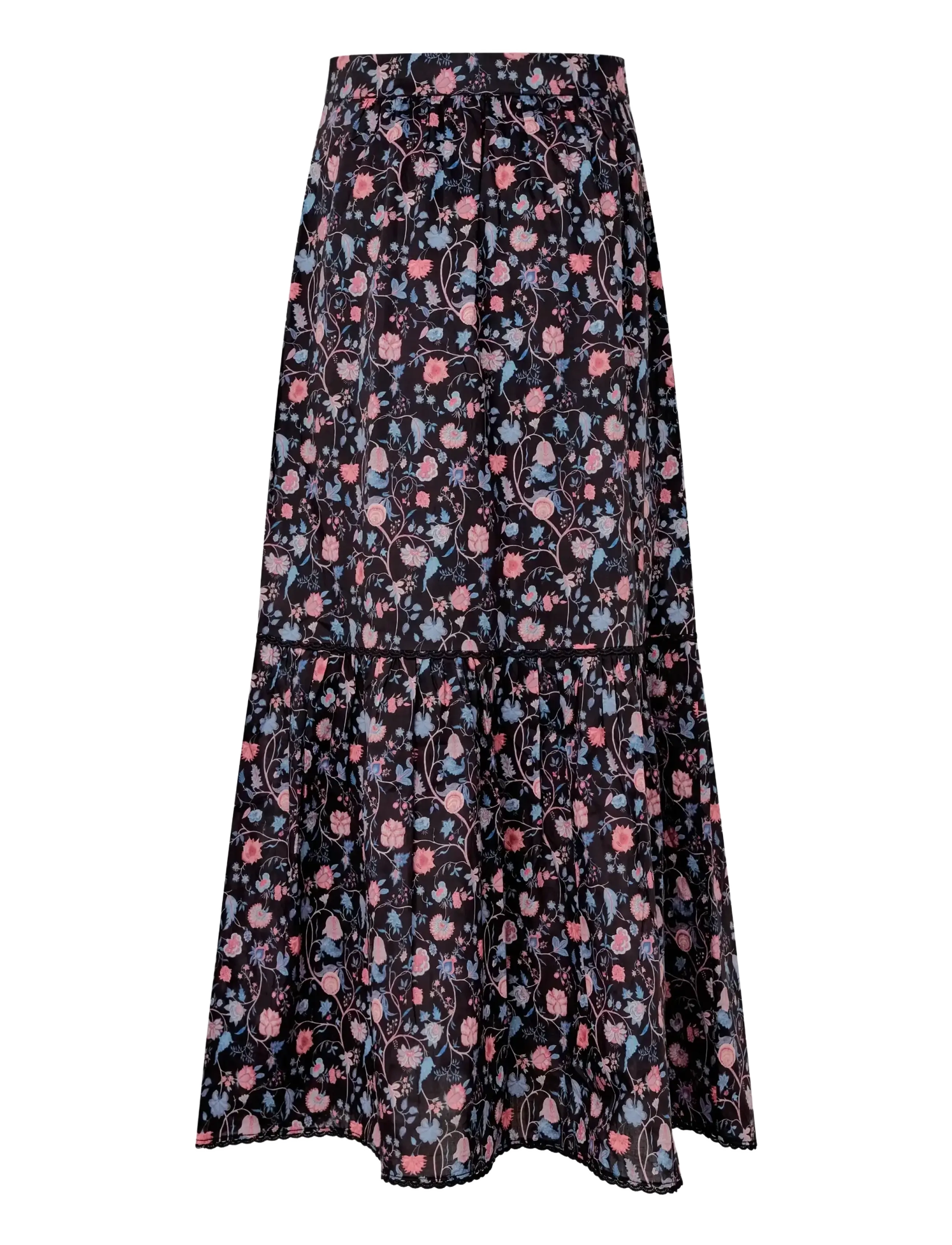 Dea Kudibal - PAULINA NS - maxikjolar - chintz black - 2