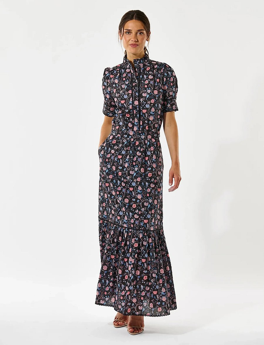 Dea Kudibal - PAULINA NS - maxikjolar - chintz black - 0