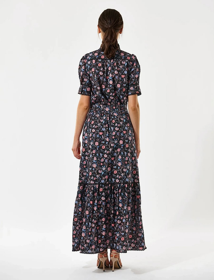 Dea Kudibal - PAULINA NS - maxikjolar - chintz black - 4