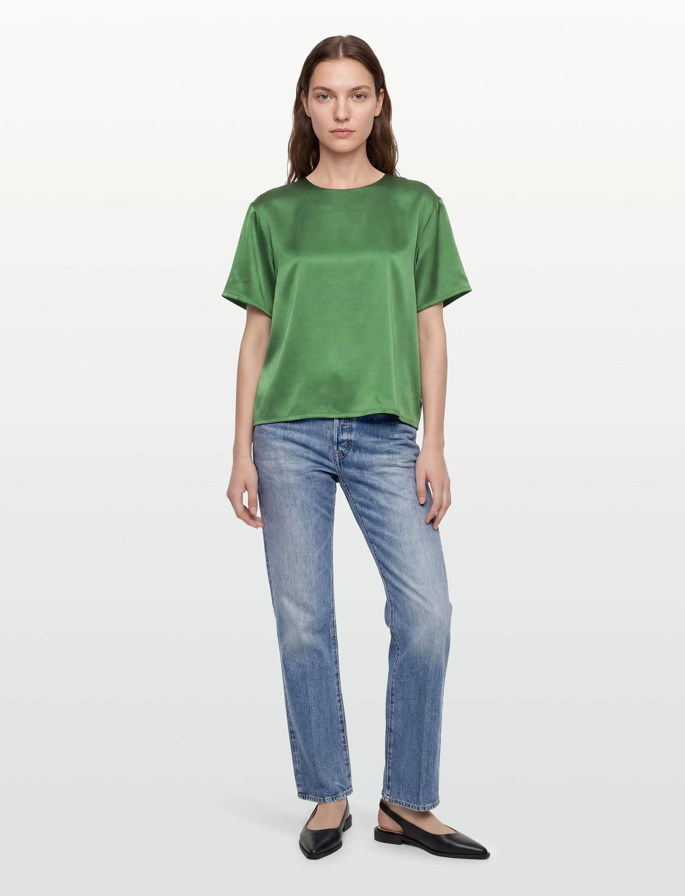 Dea Kudibal Solanadea, S, Green, Bluser > Kortærmede, Dame