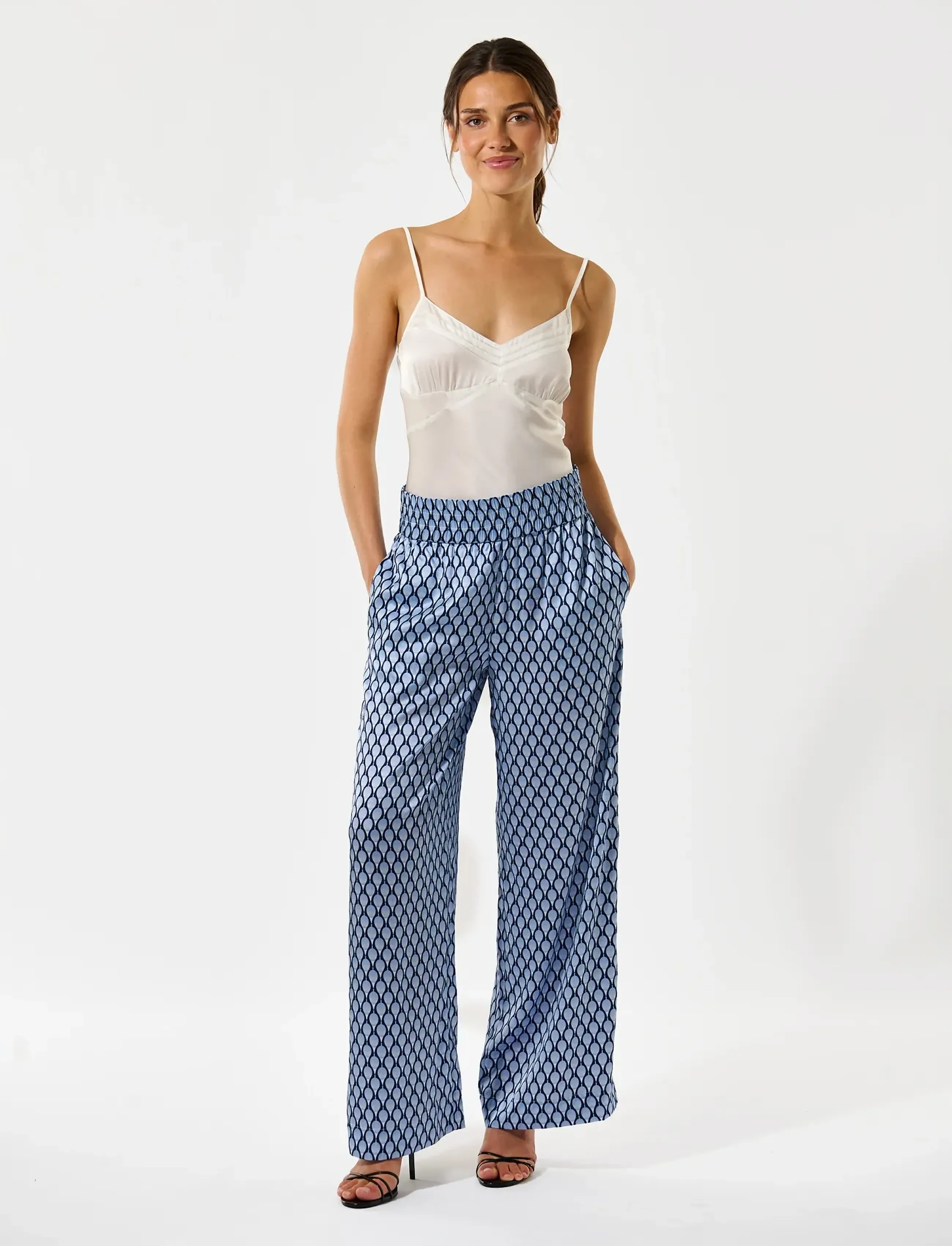 Dea Kudibal MARGODEA - Laia säärega püksid - RAQUETTE / multi