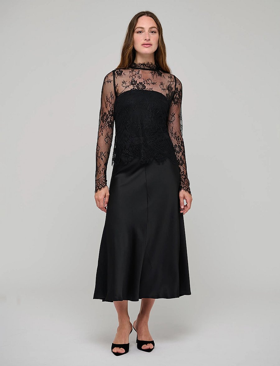 Dea Kudibal - CHRISTALDEA NS - langærmede bluser - black - 0