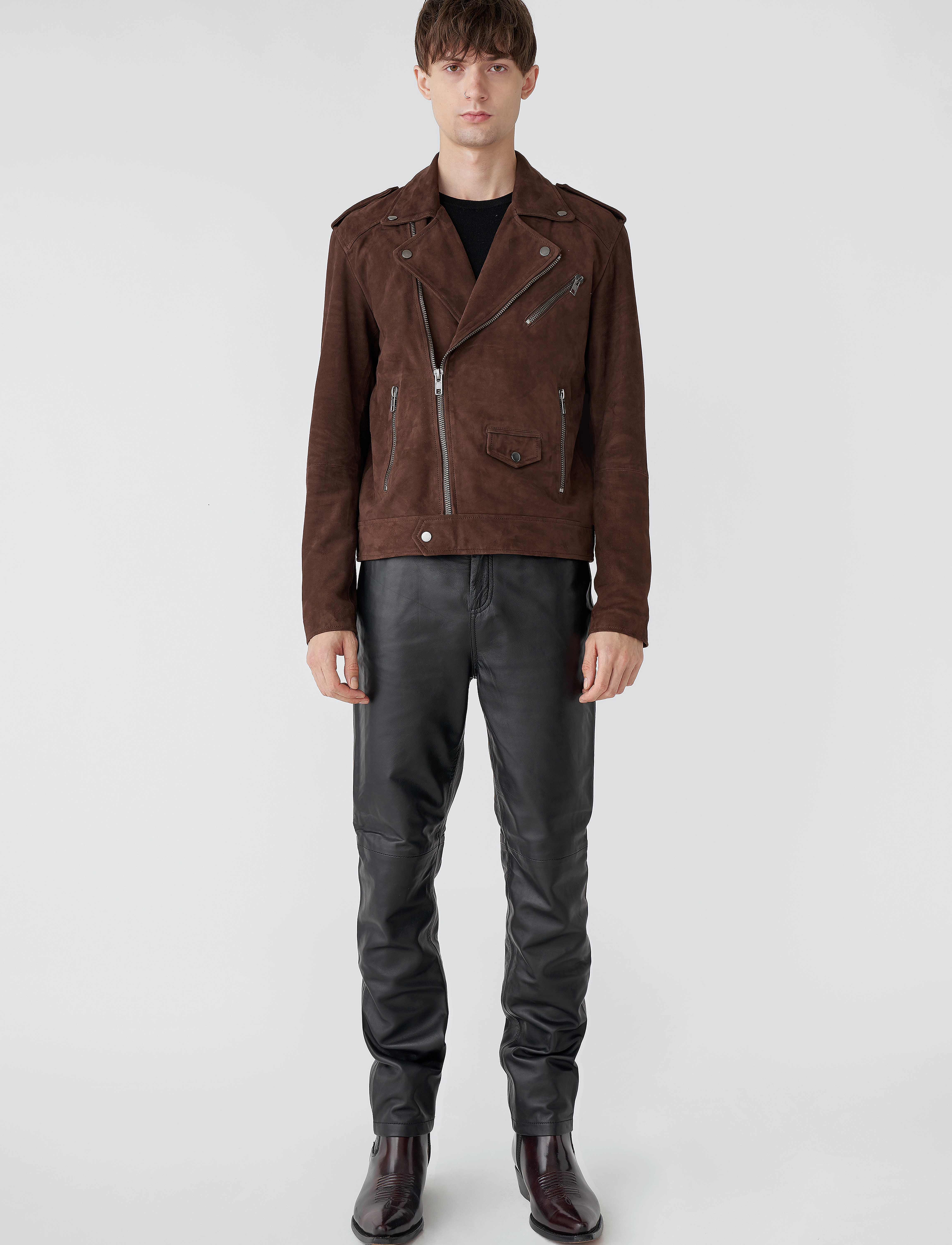 Deadwood - River Suede Biker - brown - 3