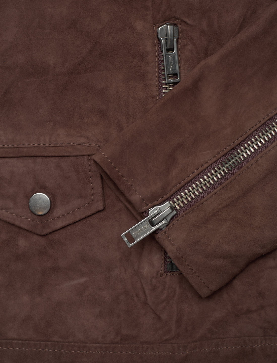 Deadwood River Suede Biker jackets coats shop at Booztlet