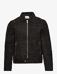 Deadwood - Sharpe Suede - spring jackets - black - 0