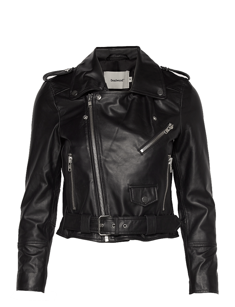 Deadwood Joan Jacket β lΓ¦derjakker β shop pΓ₯ Booztlet