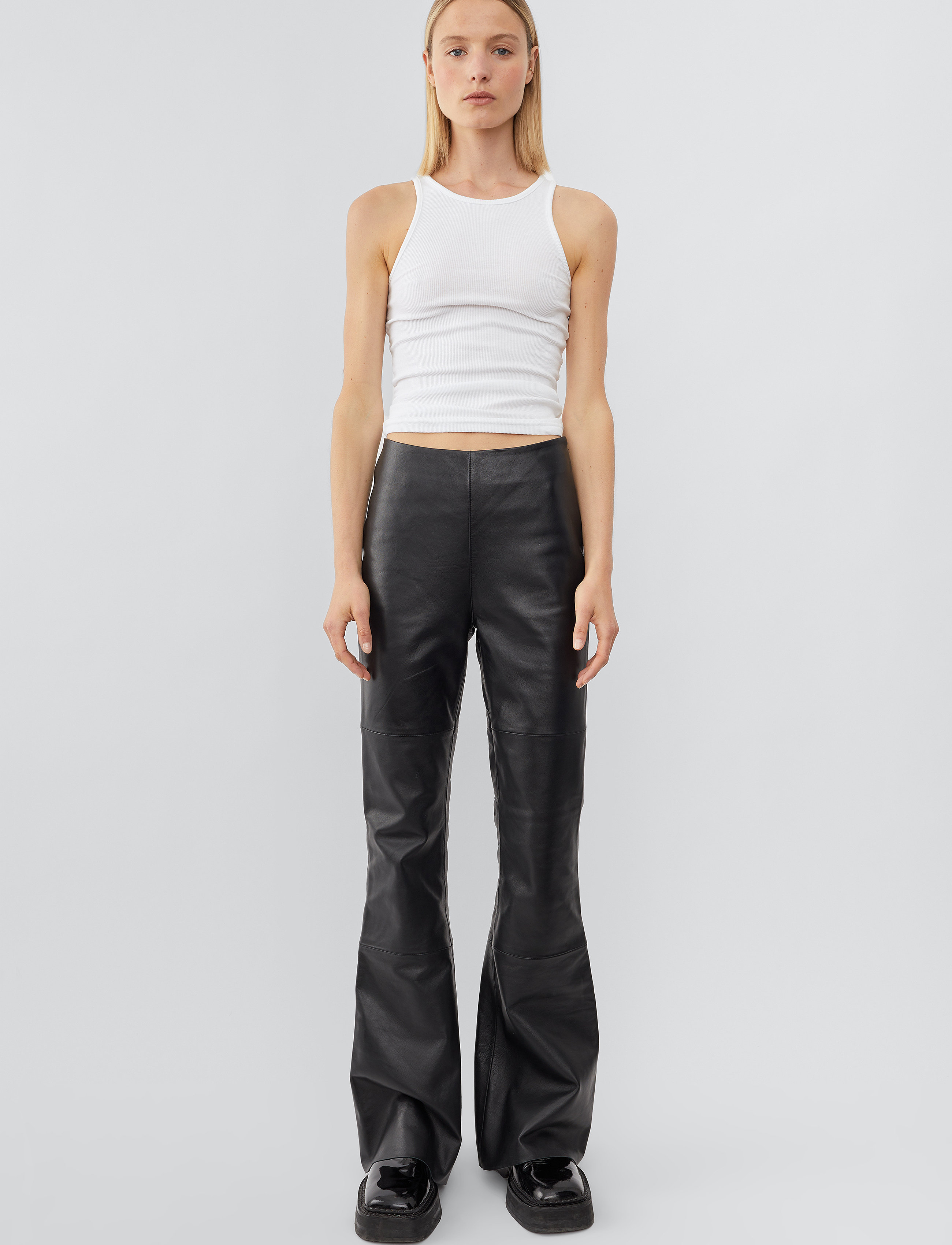 Deadwood Kick - Nahkpüksid - BLACK / black