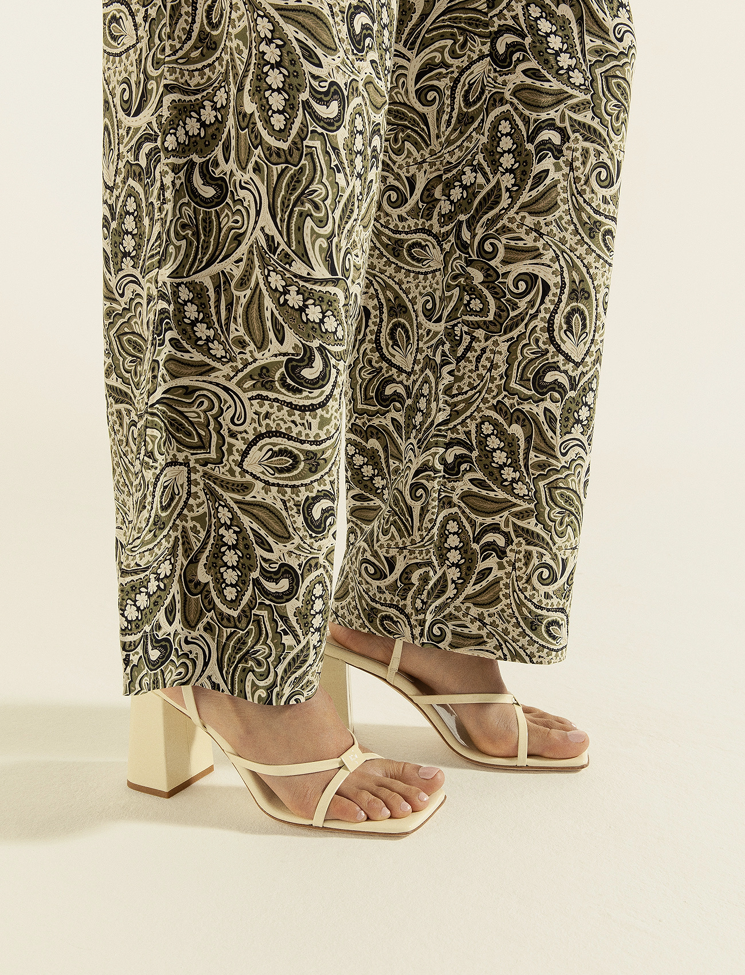 DEAR FRANCES Cleo Sandal, 40, Heels, Creme - Heeled Sandals, Frauen