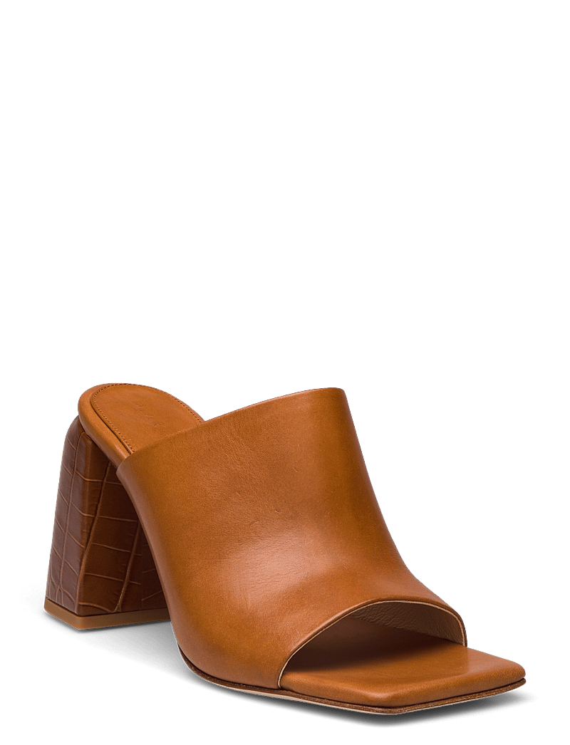 DEAR FRANCES - DERI MULE - mules med hæle - saddle - 1