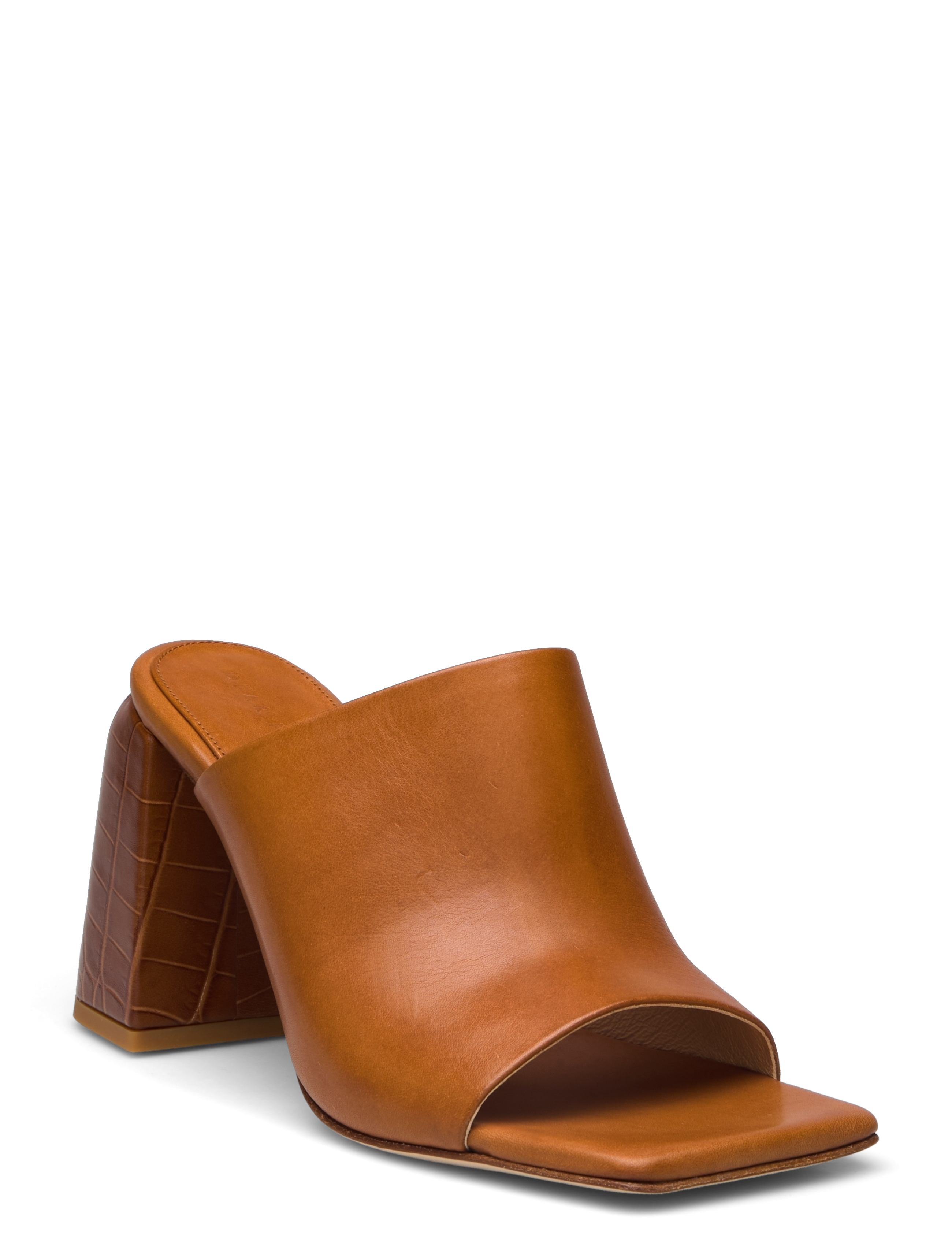 DEAR FRANCES DERI MULE - Jalanõud - SADDLE / brown