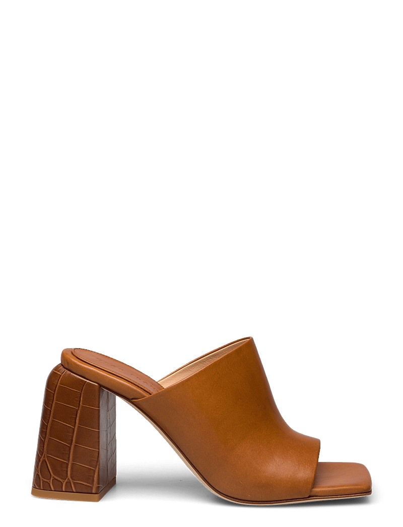 DEAR FRANCES - DERI MULE - mules med hæle - saddle - 2