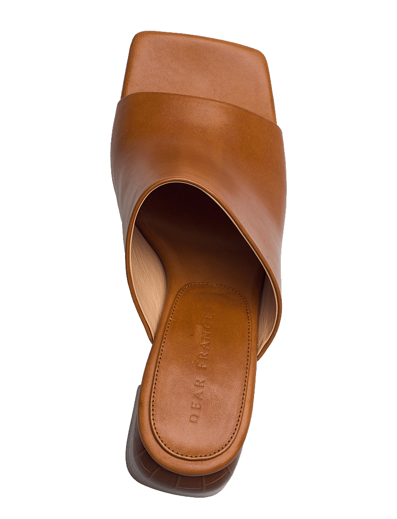 DEAR FRANCES - DERI MULE - mules med hæle - saddle - 4