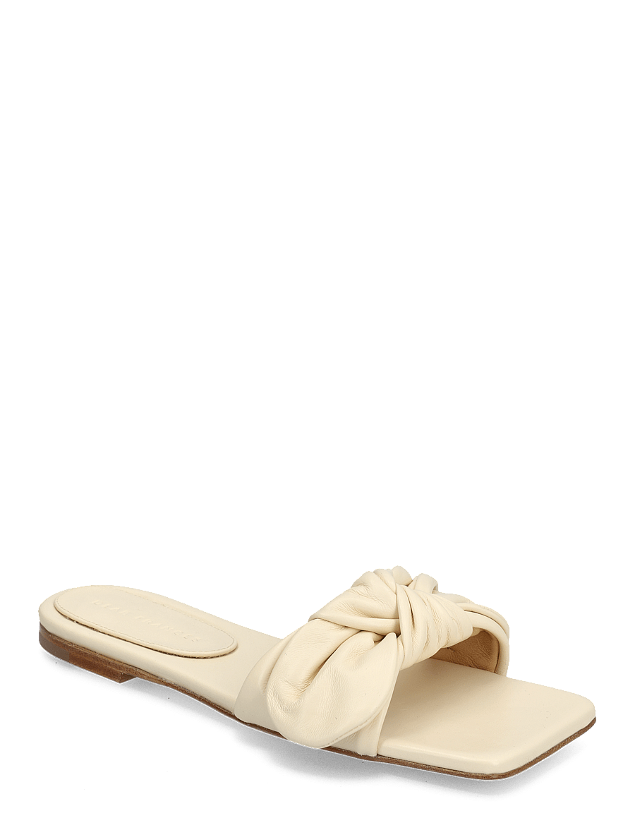 DEAR FRANCES - KNOT SLIDE - flache sandalen - cream - 1