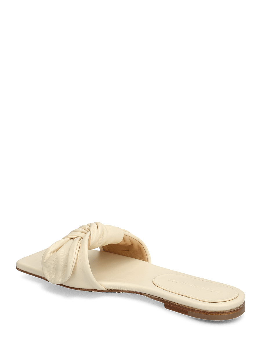 DEAR FRANCES - KNOT SLIDE - flache sandalen - cream - 3