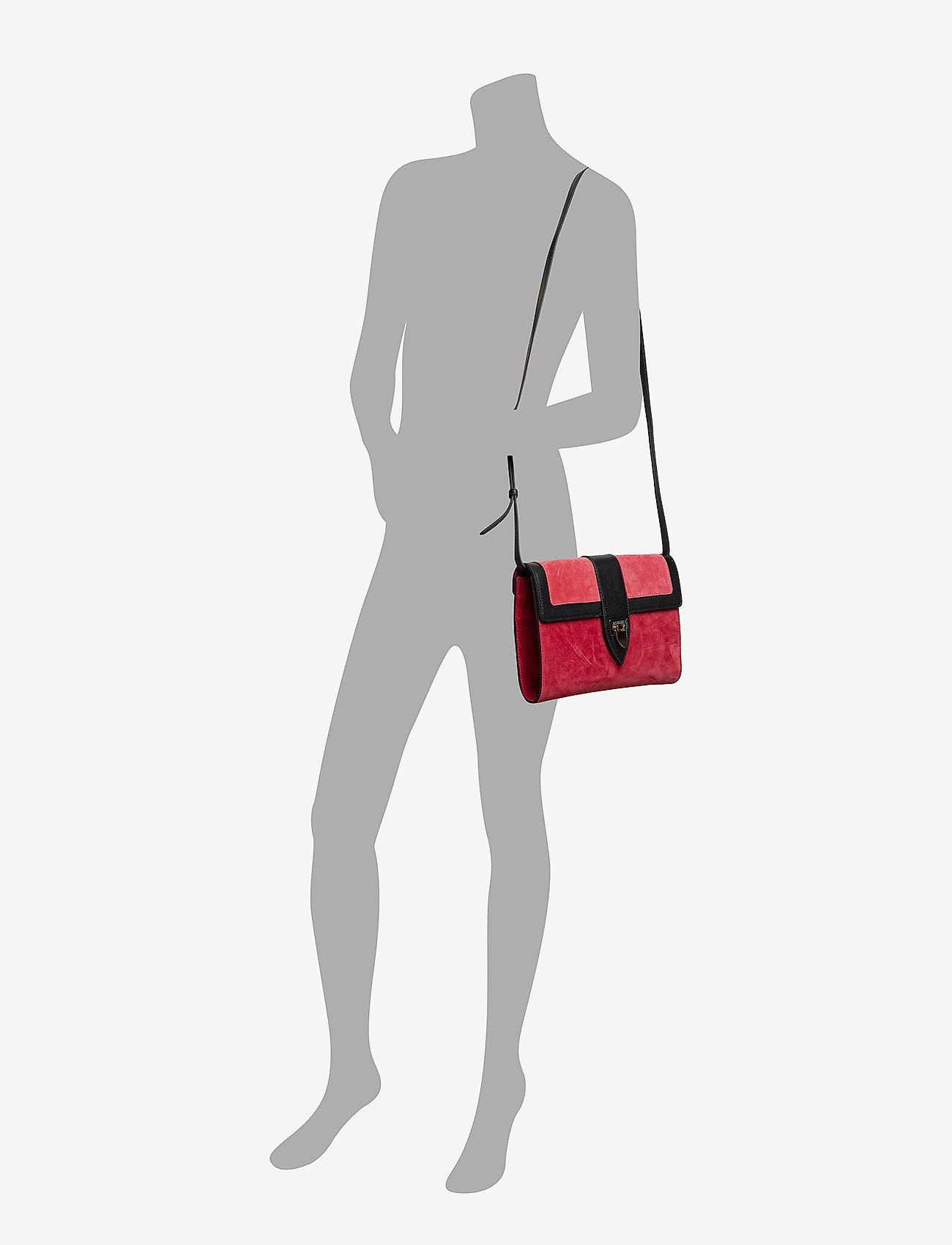 Decadent - Estella clutch - scarlet red/blossom/black - 5