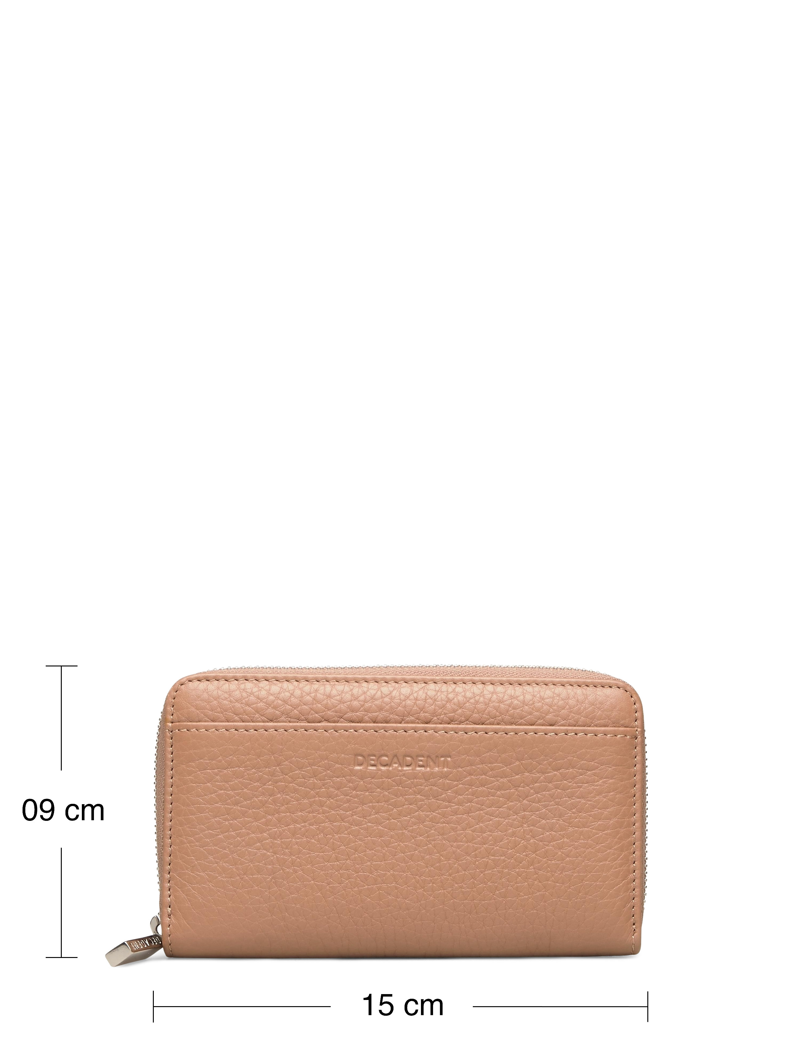 Decadent - Medium zip wallet - latte - 4