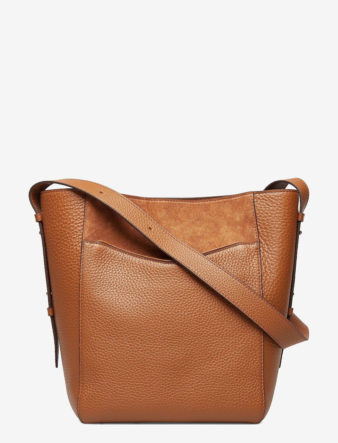 Polly big bucket bag - COGNAC