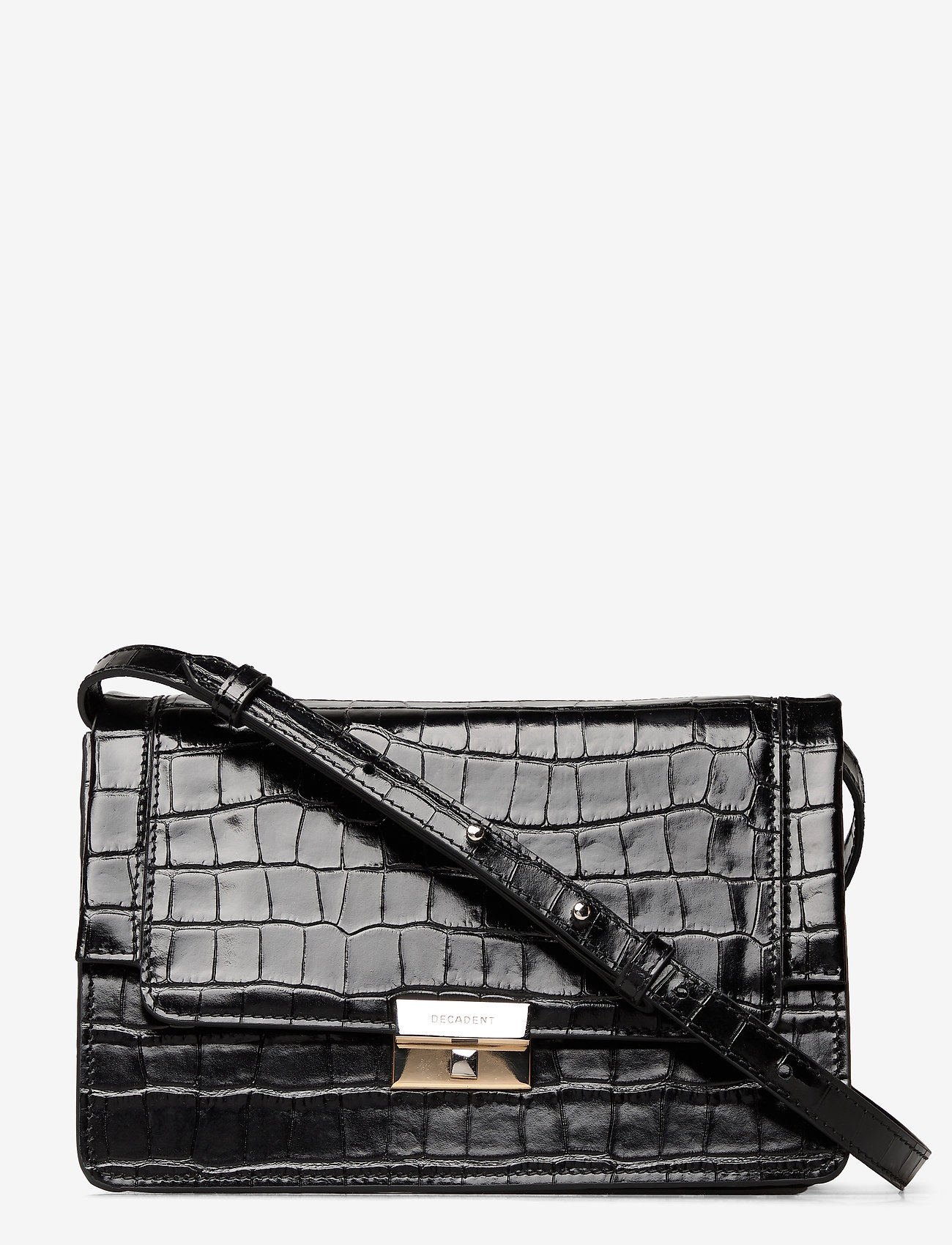 Decadent - Mary cross-body bag - croco black - 0