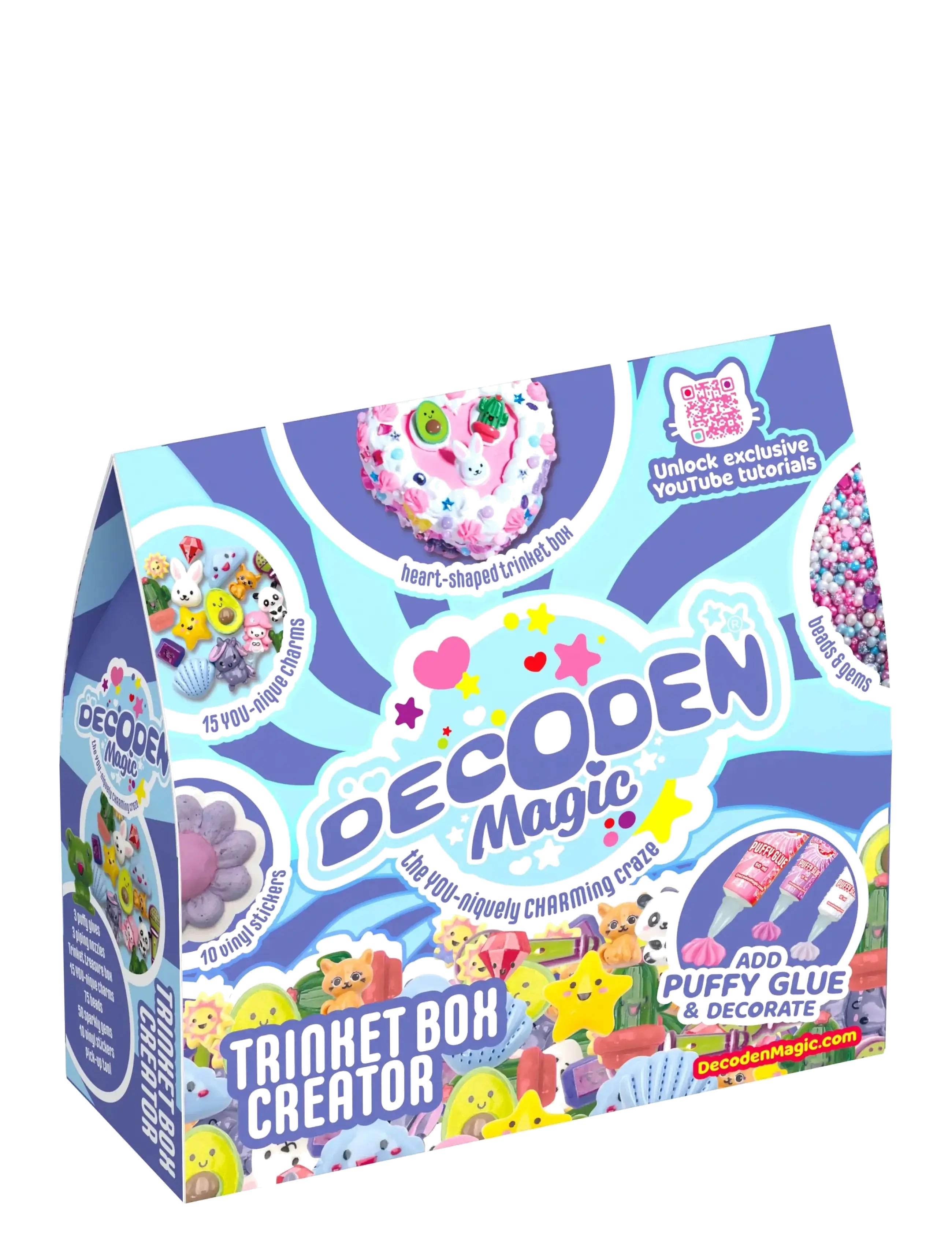 Decoden Magic Classic Trinket Tin Creator, Børn, Craft Sæt, Multi/mønstret, Str: ONE SIZE