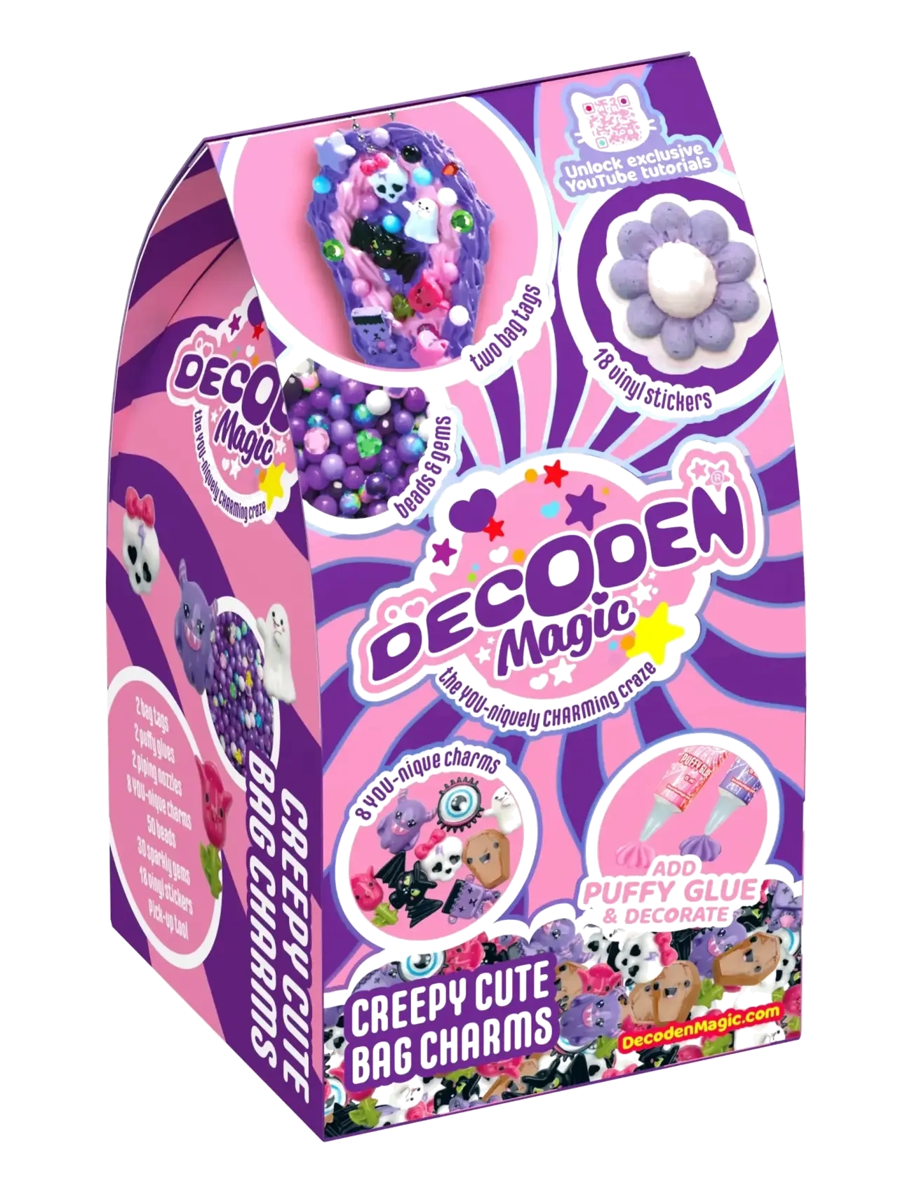 Decoden Magic Decoden Magic Mini Creepy Cute Bag Charms, One Size, Multi/patterned, Håndværk > Håndværkssæt, Børn