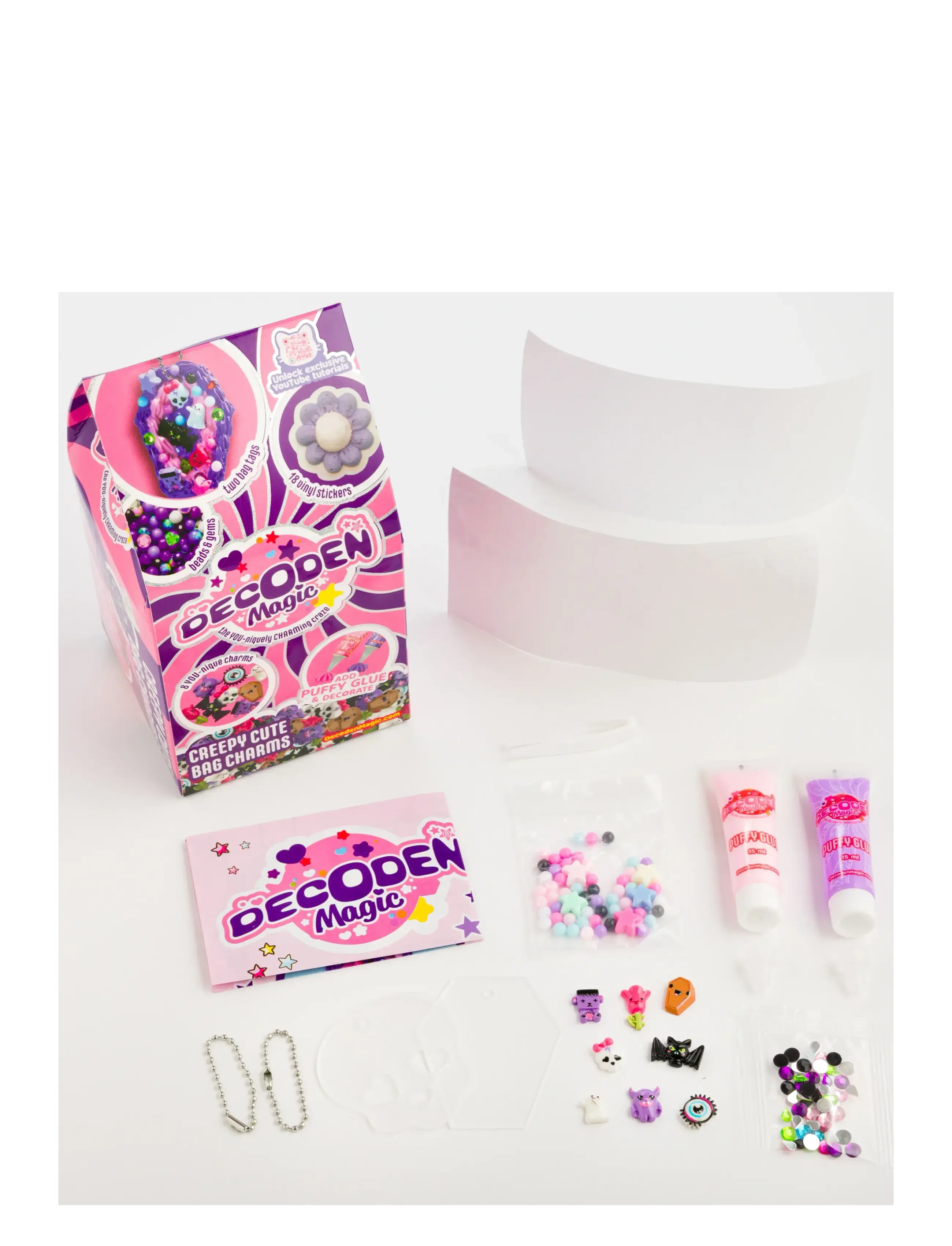 Decoden Magic - Decoden Magic Mini Creepy Cute Bag Charms - pysselset - multi - 1