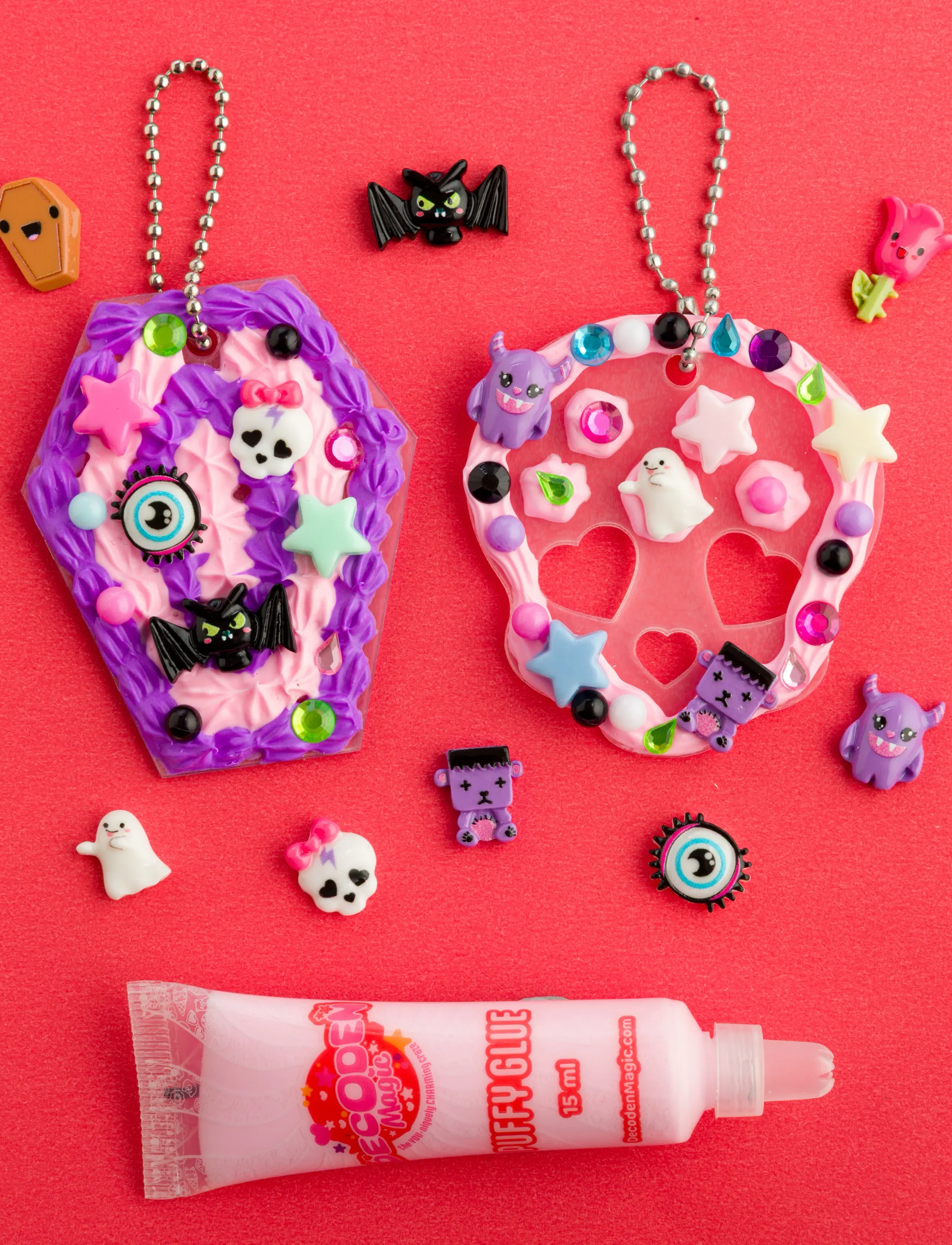 Decoden Magic - Decoden Magic Mini Creepy Cute Bag Charms - pysselset - multi - 2