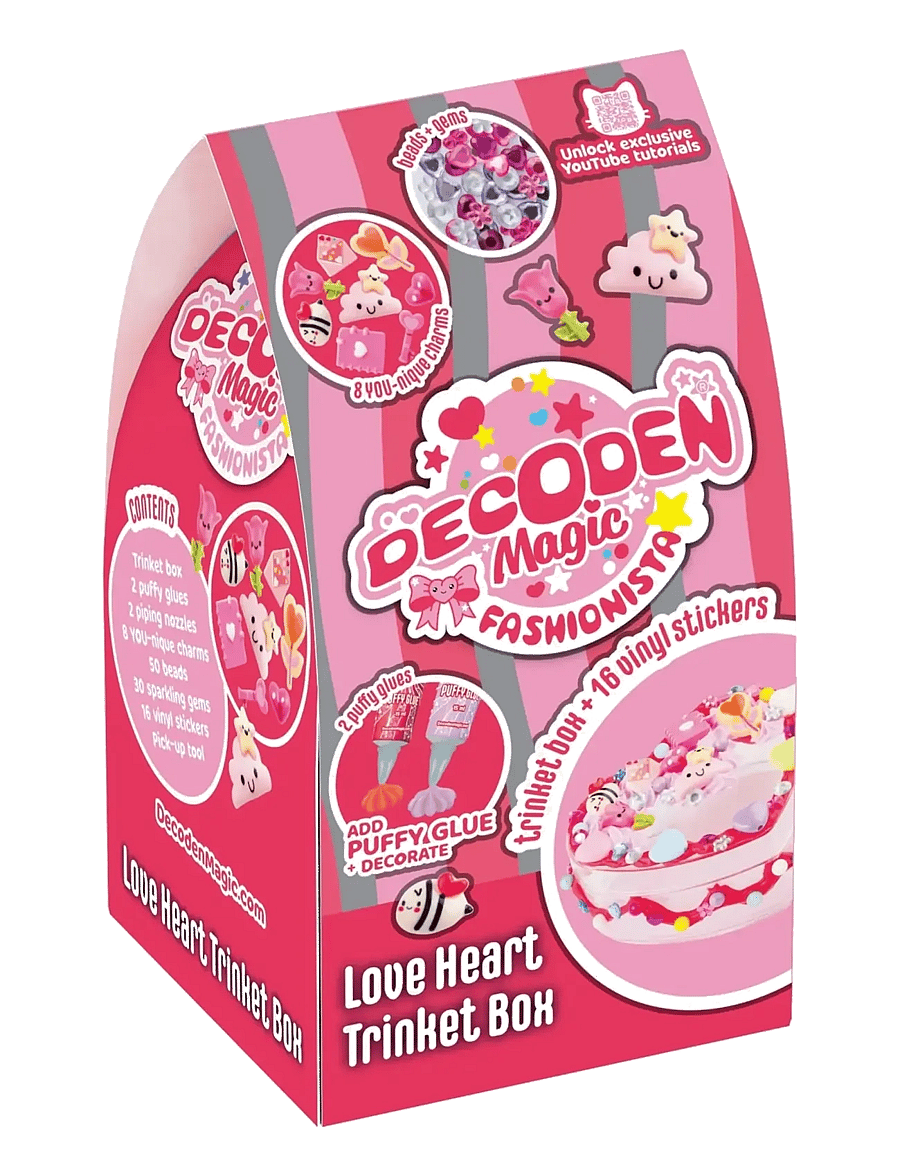 Decoden Magic - Decoden Magic Mini Trinket Box Love - kreasæt - multi - 0