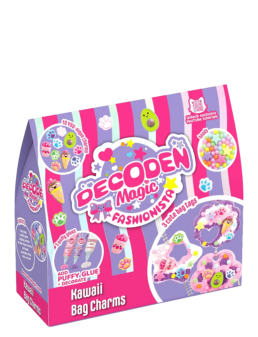 Decoden Magic - Decoden Magic Classic Kawaii Bag Charms - kreasæt - multi - 0