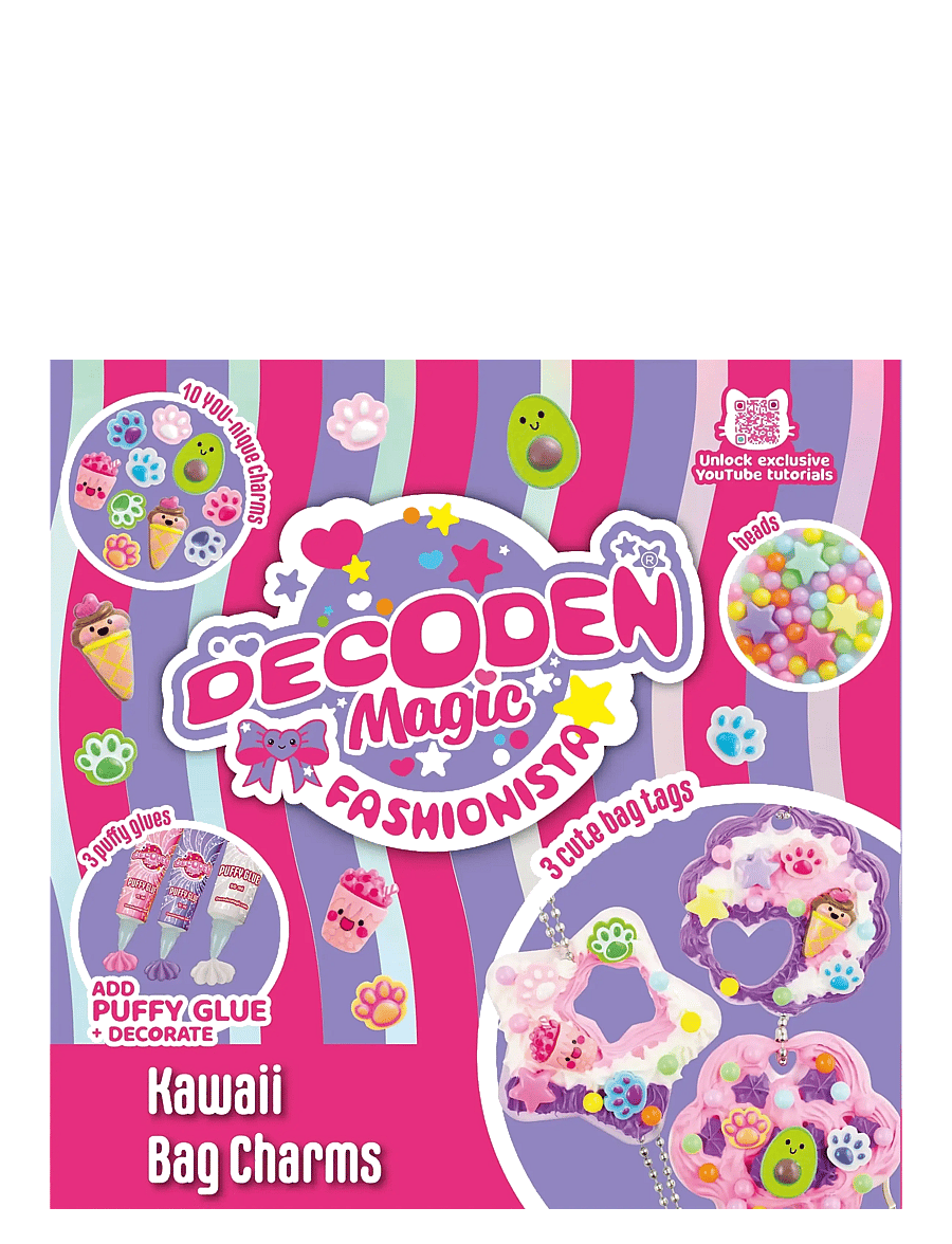 Decoden Magic - Decoden Magic Classic Kawaii Bag Charms - kreasæt - multi - 1