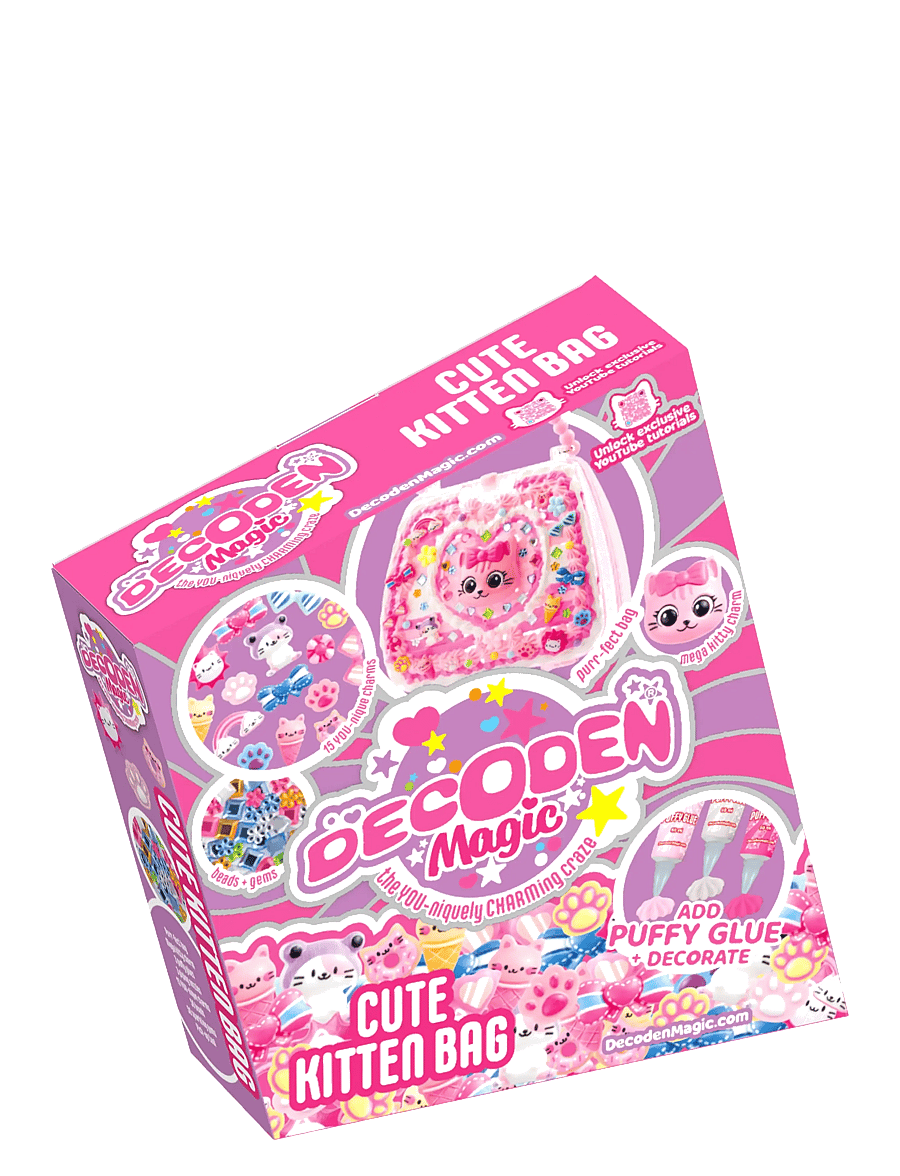 Decoden Magic - Decoden Magic Deluxe Cute Kitten Bag Set - kreasæt - multi - 0