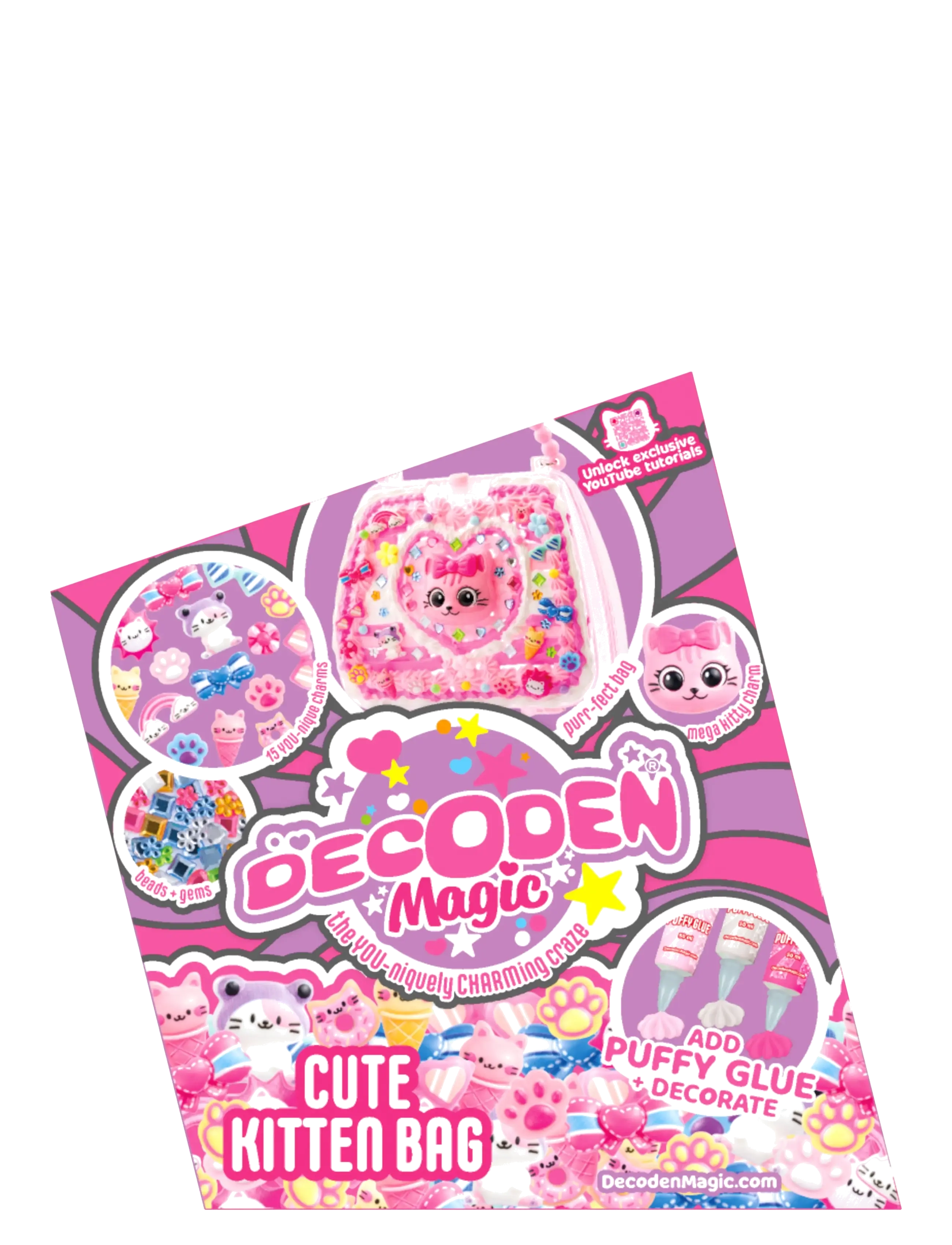 Decoden Magic - Decoden Magic Deluxe Cute Kitten Bag Set - kreasæt - multi - 1