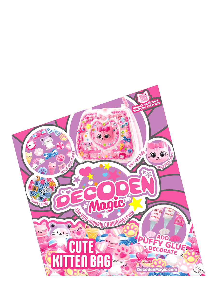 Decoden Magic - Decoden Magic Deluxe Cute Kitten Bag Set - kreasæt - multi - 1