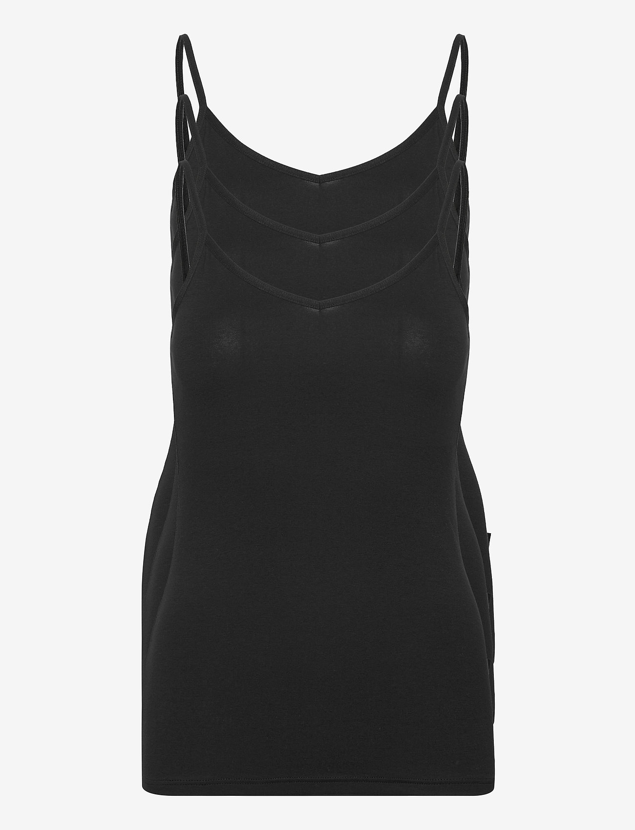 Decoy DECOY singlet, 3-pack GOTS - Clothing - BLACK / black