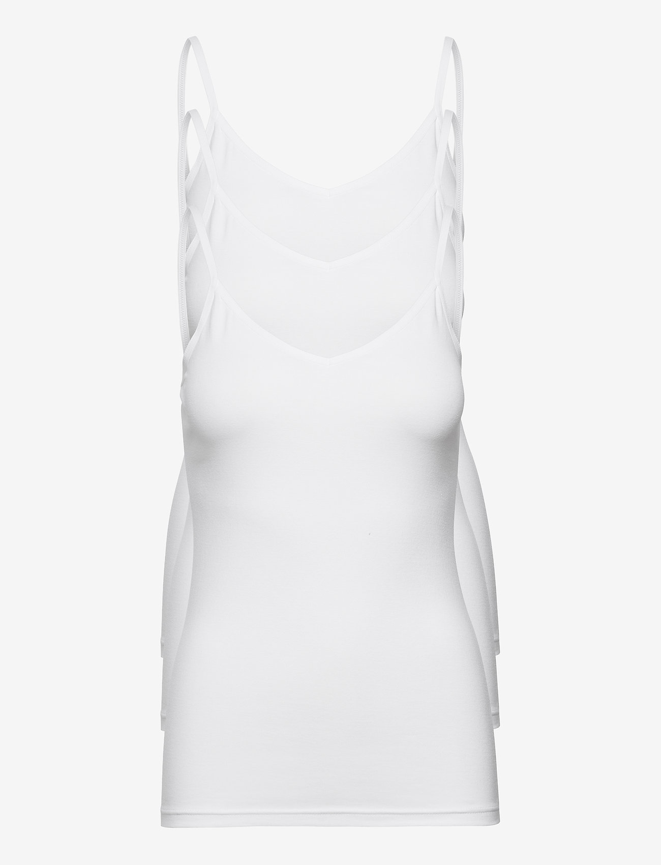 Decoy - DECOY singlet, 3-pack GOTS - topid ja varrukateta alussärgid - white - 0