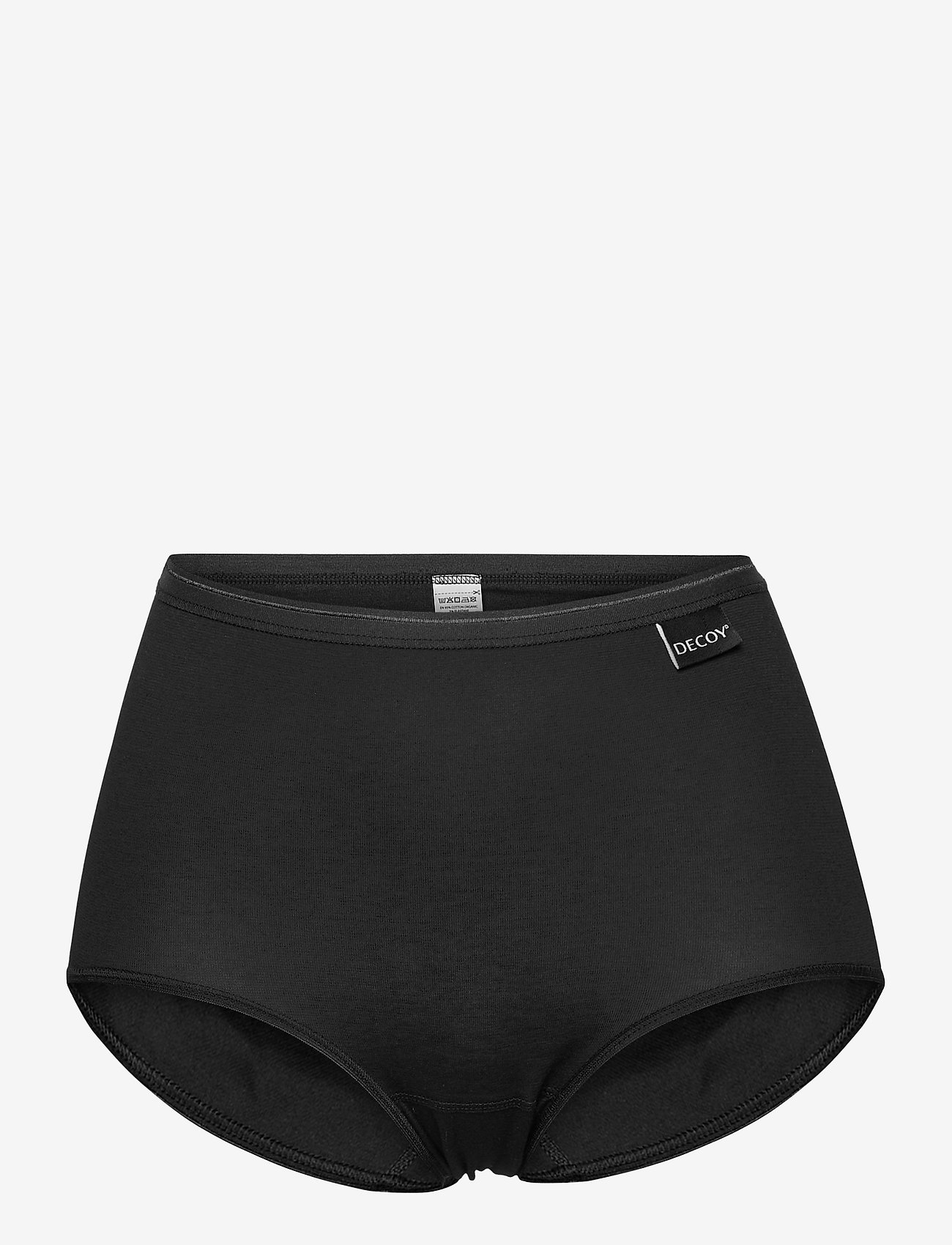 Decoy - DECOY maxi brief, 5-pack GOTS - laveste priser - black - 2
