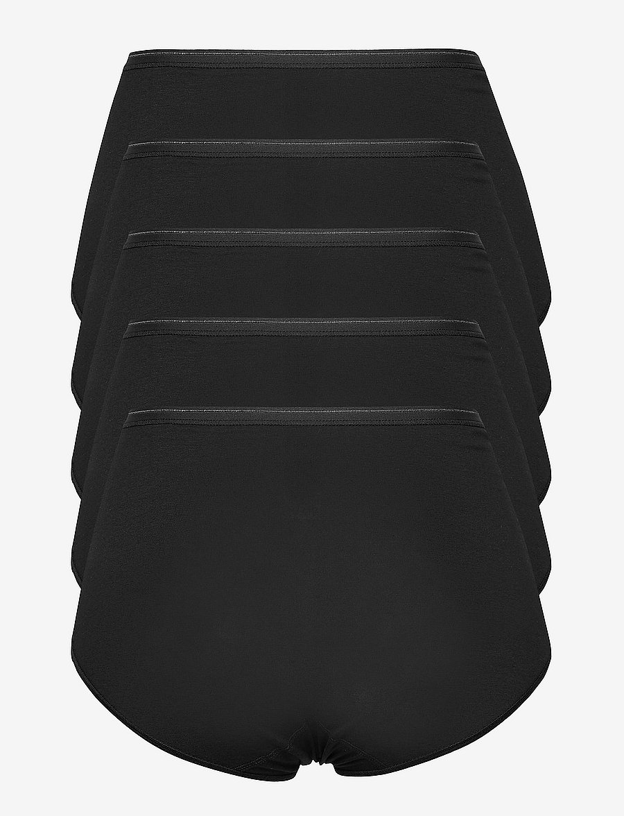 Decoy - DECOY maxi brief, 5-pack GOTS - bokserki & szorty - black - 1