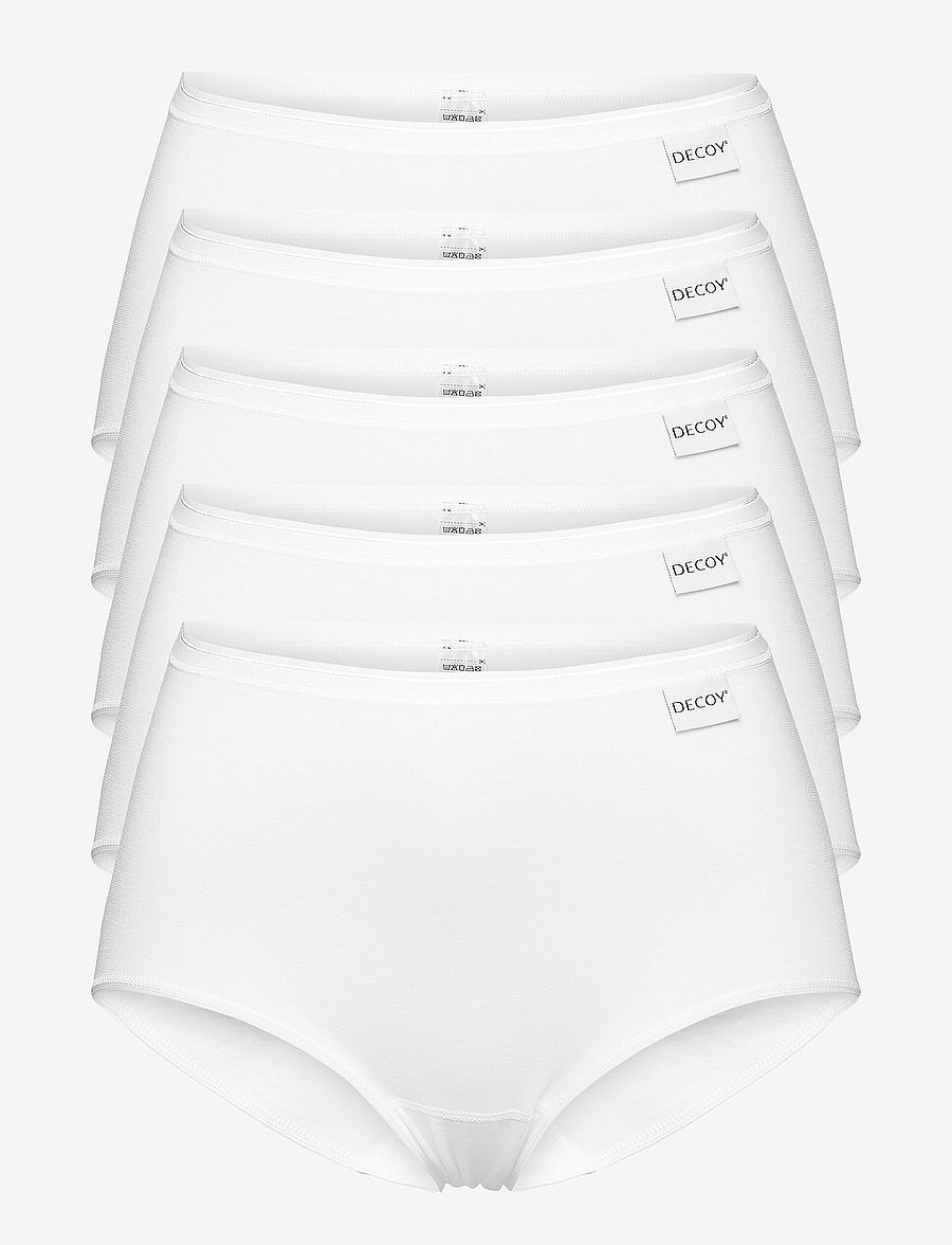 Decoy - DECOY maxi brief, 5-pack GOTS - hipster & boxershorts - white - 0