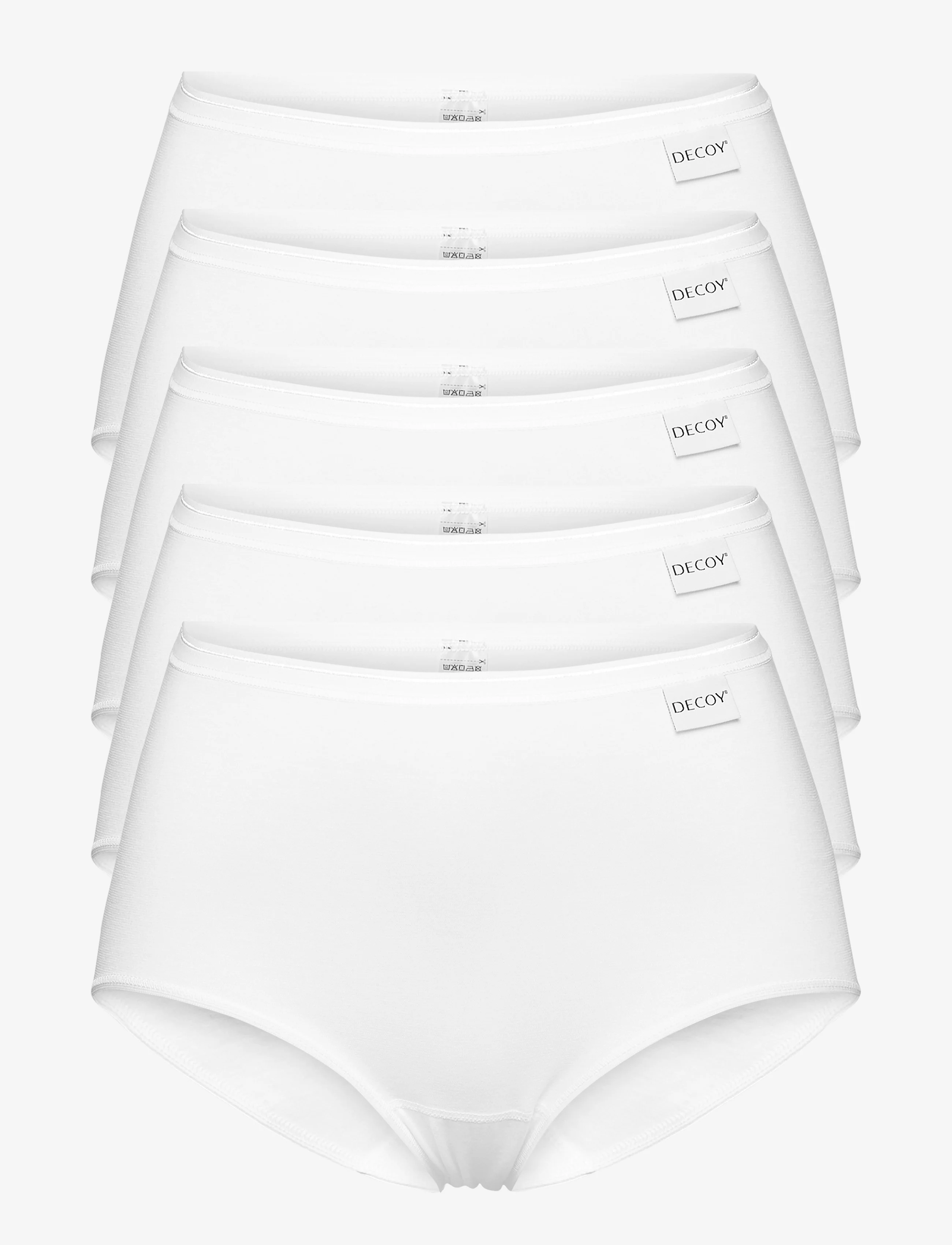 Decoy DECOY maxi brief, 5-pack GOTS - Unterwäsche - WHITE / white
