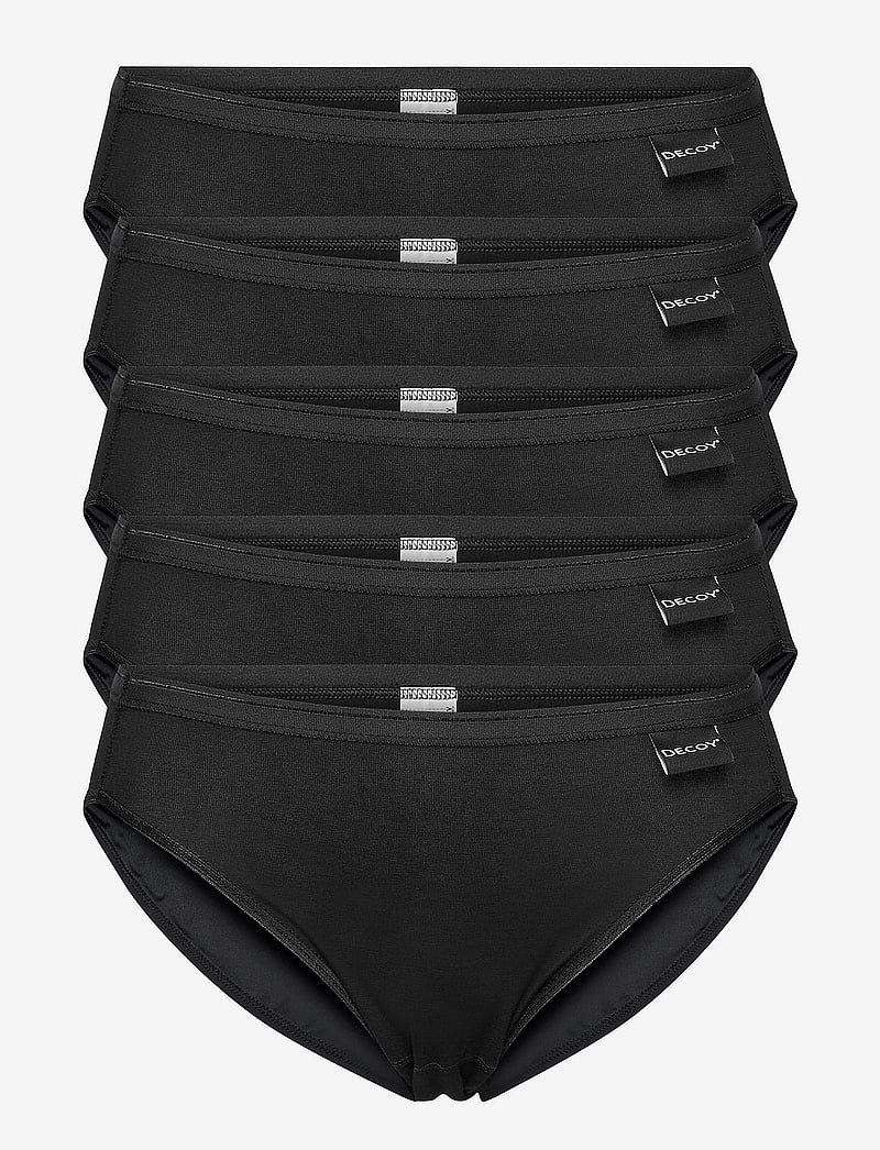 Decoy - DECOY tai brief, 5-pack GOTS - slips - black - 0