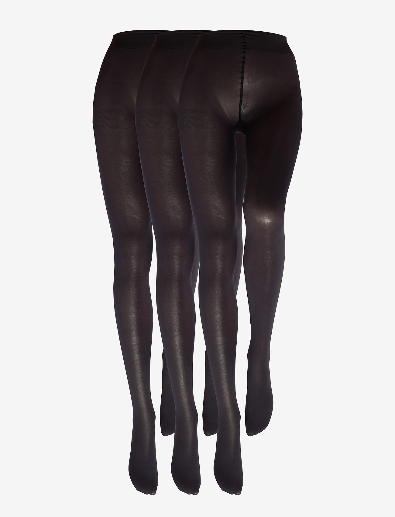 Decoy - DECOY recycled tight 60den 3pk - basplagg - nearly bla - 2