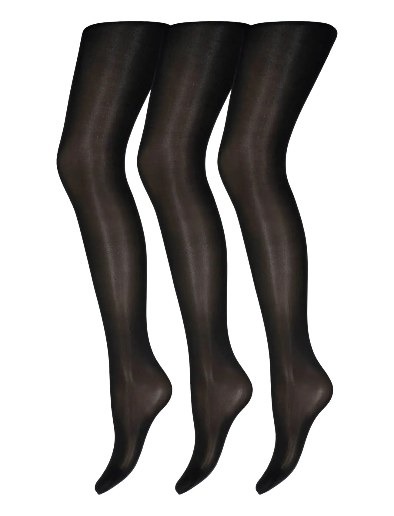 Decoy - DECOY recycled tight 60den 3pk - basics - svart - 2