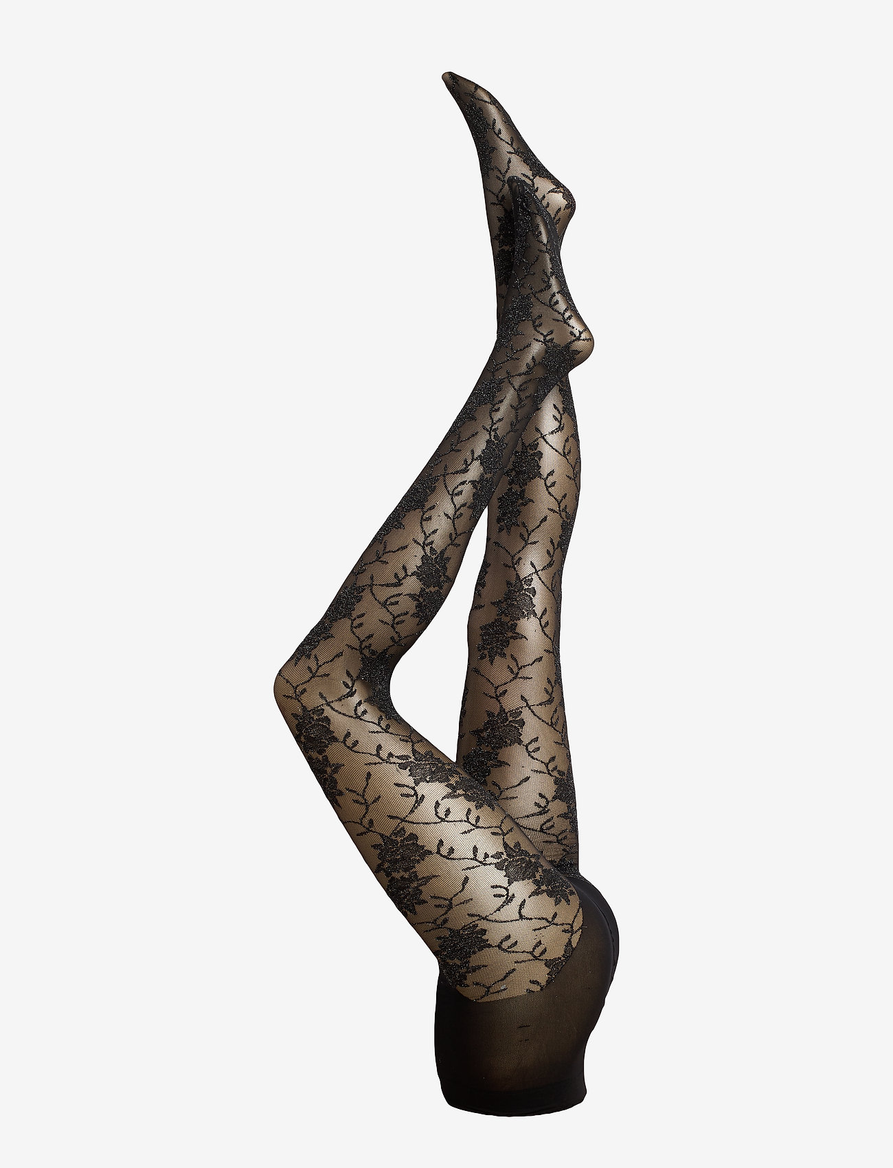 Decoy - DECOY tights silver lace 25 de - silver-bla - 0