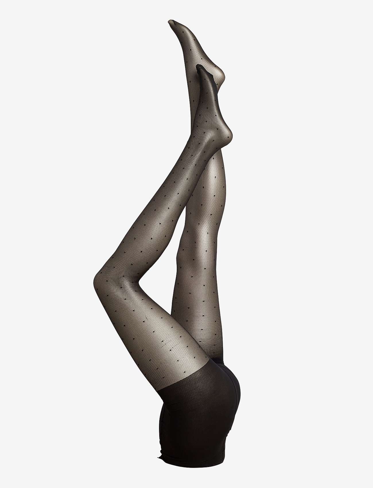 Decoy - DECOY tights net w/dots 20 den - svart - 2